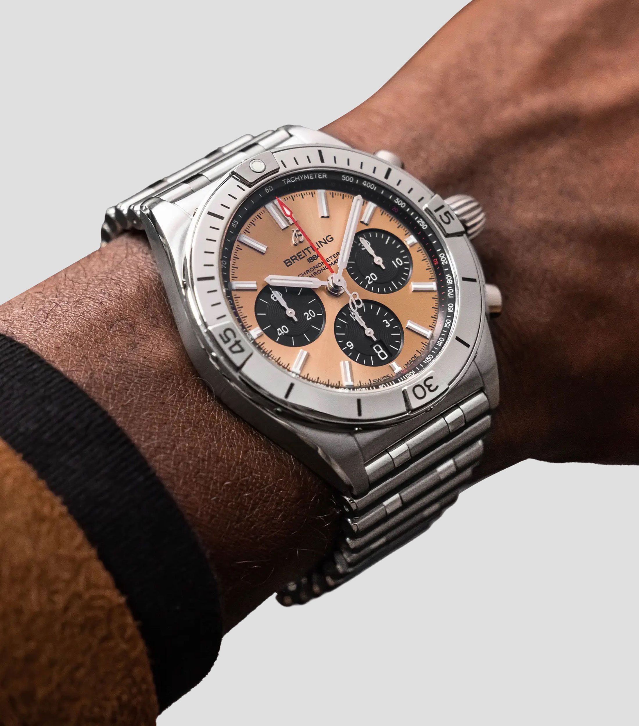 Reloj para Hombre Chronomat 42 deportivo plateado