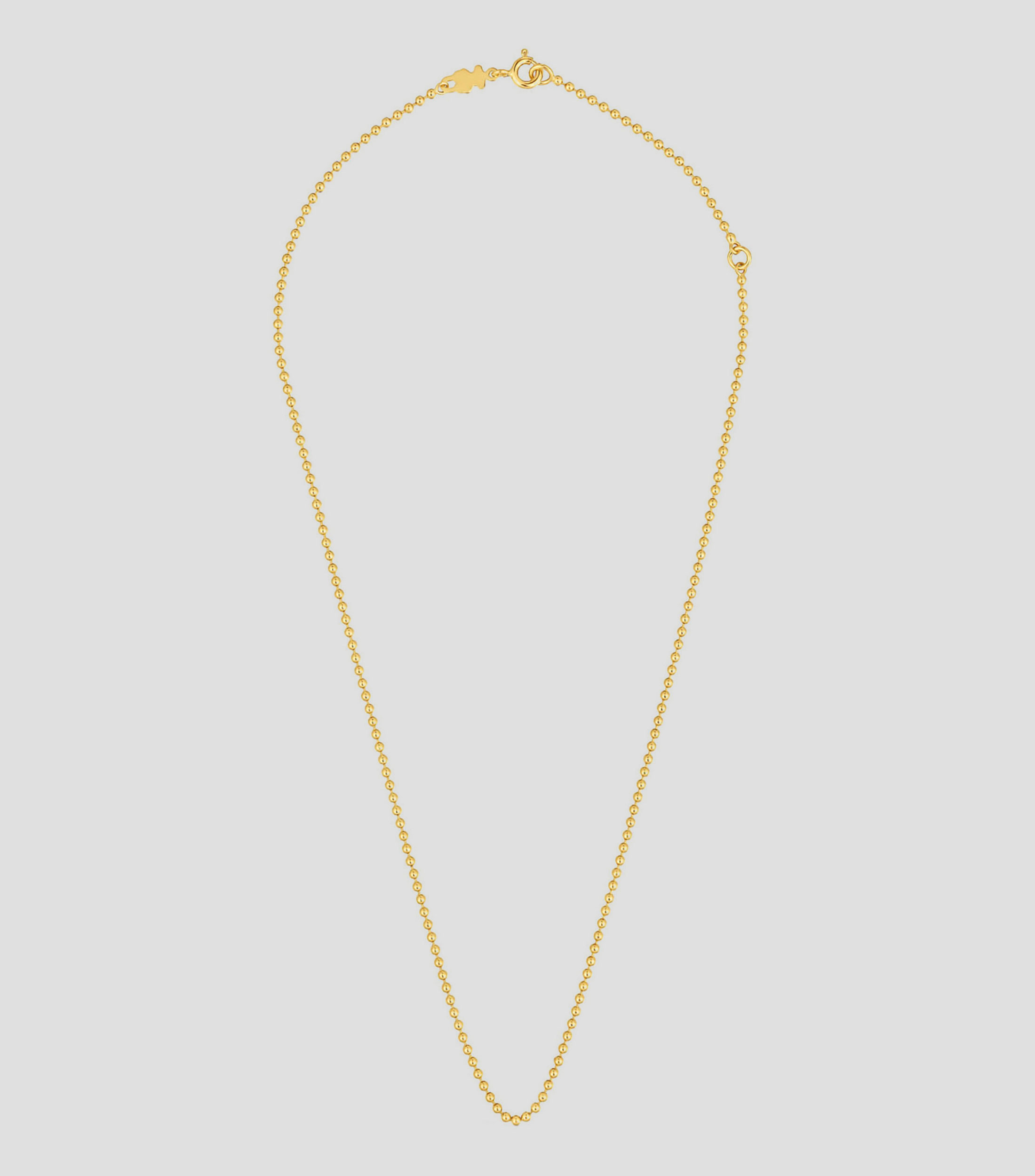 Gargantilla con esferas y oso en plata Basics Mujer