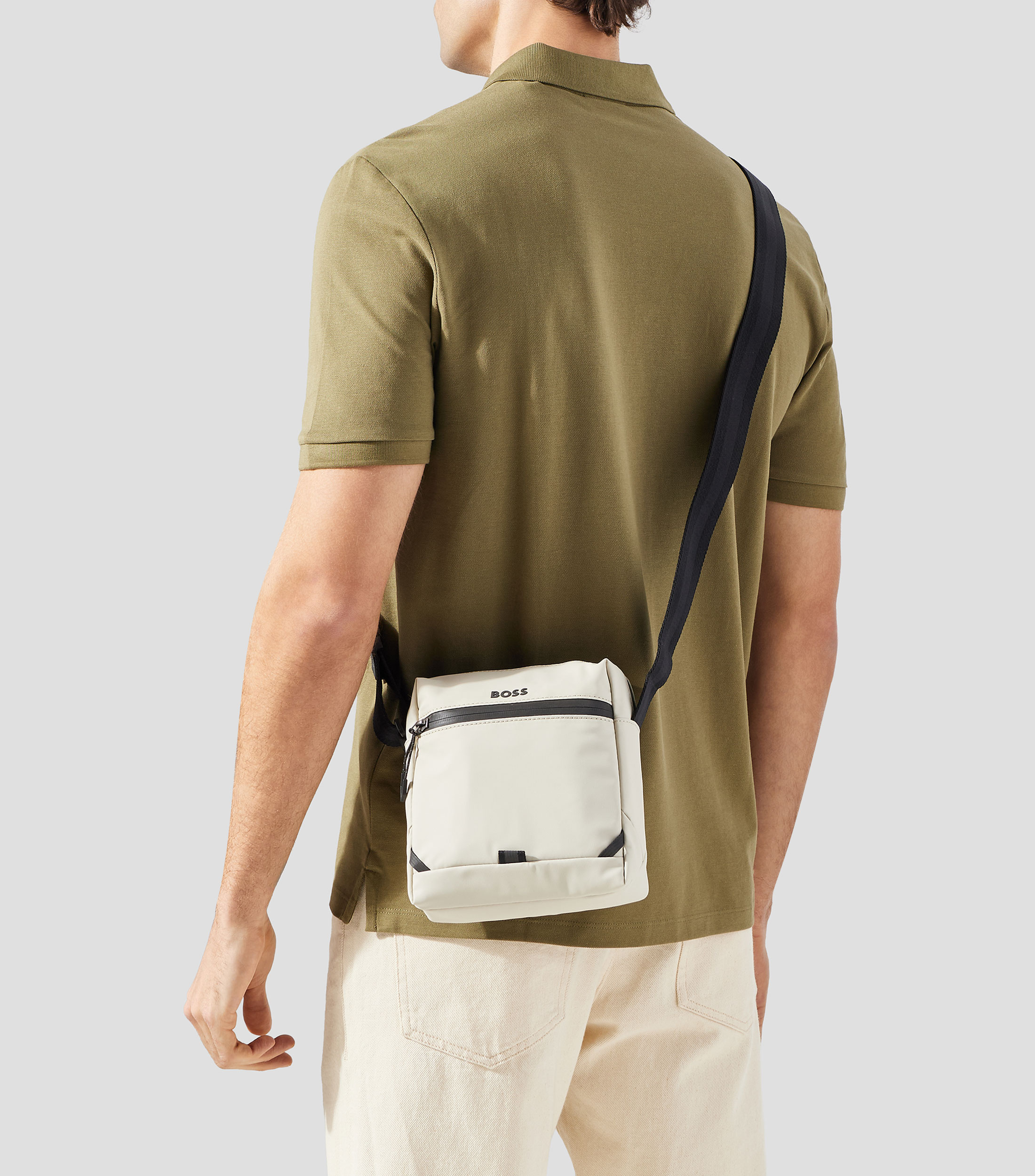 Bolso Crossbody liso Hombre