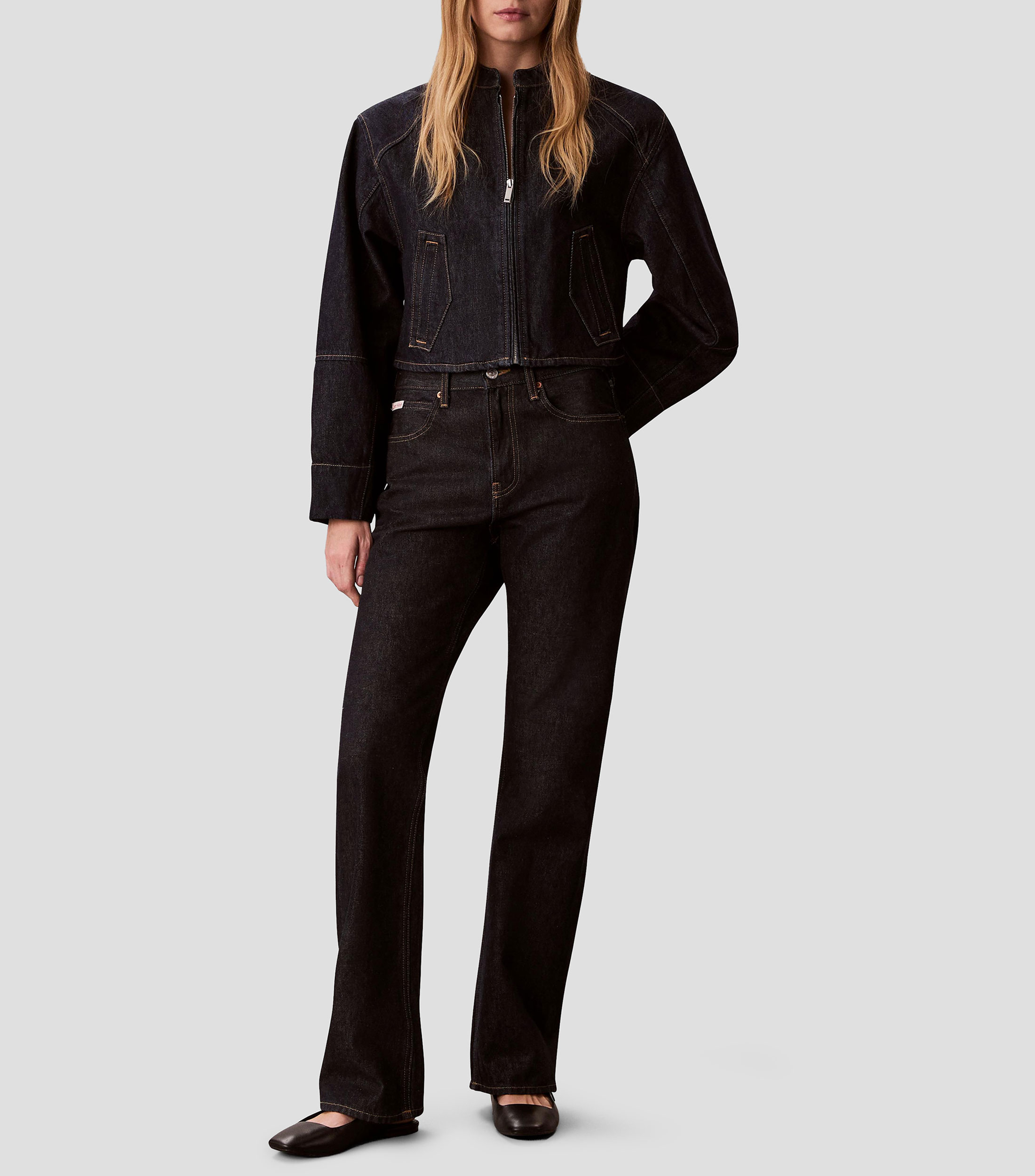 Chamarra Denim Mujer