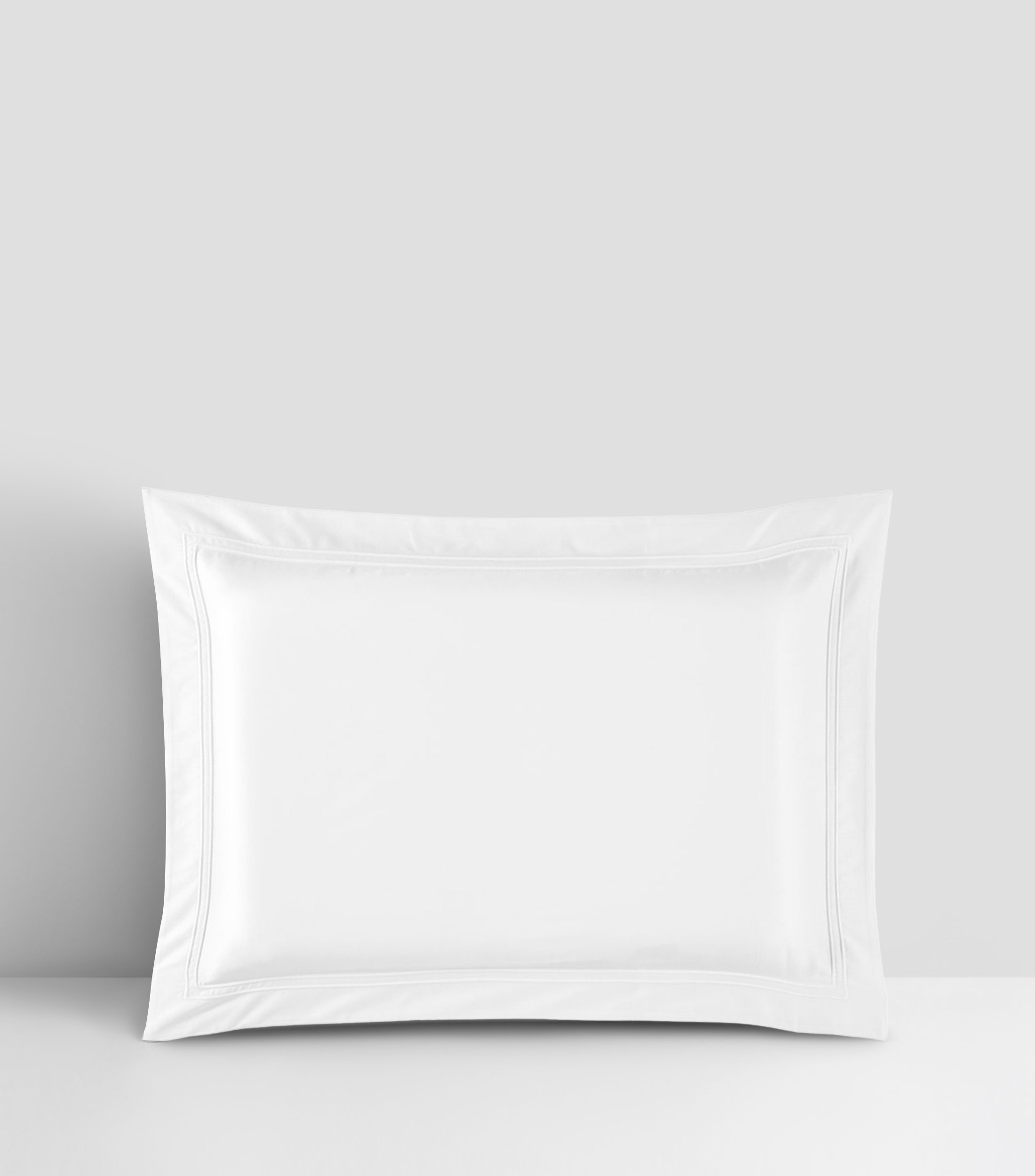 Funda de almohada en algodon Blanca