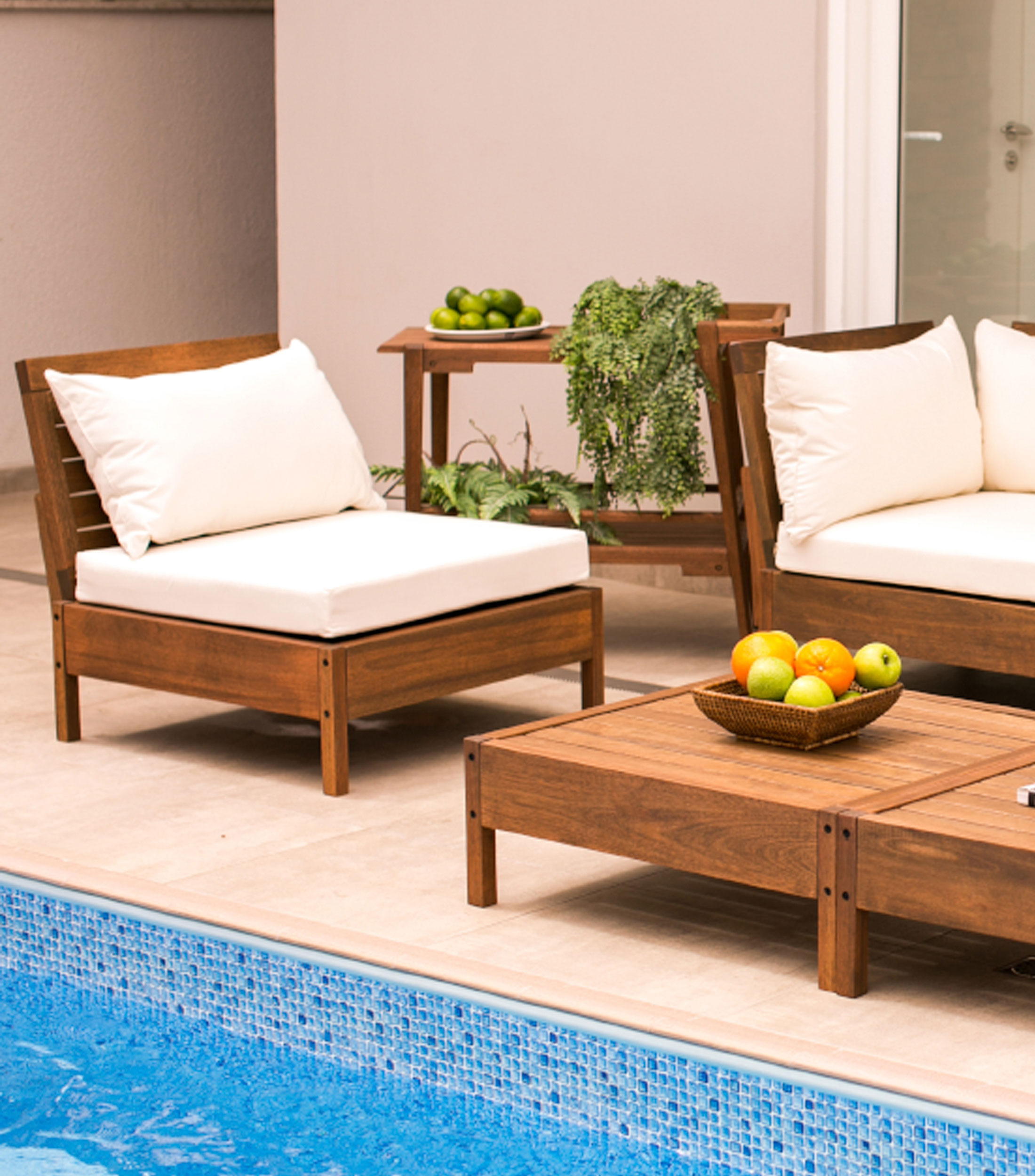 Sillón para Exterior Modular Grass en Madera