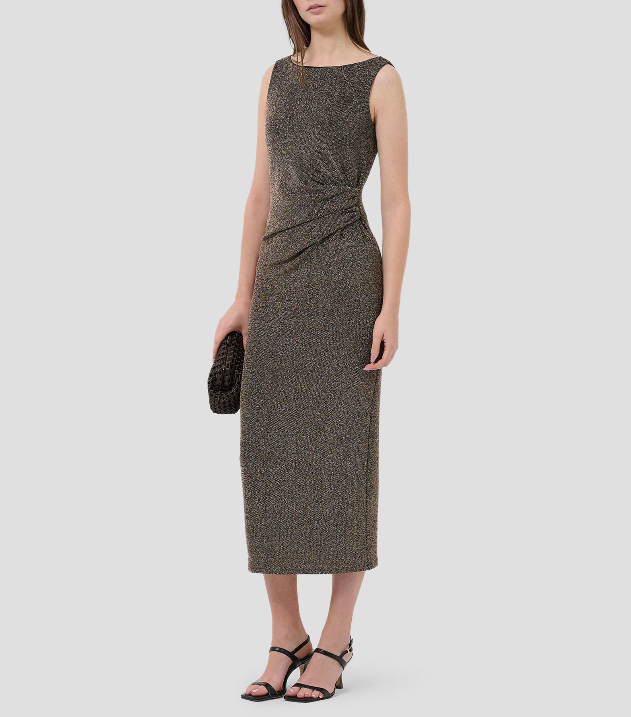 Vestido midi fantasía Mujer