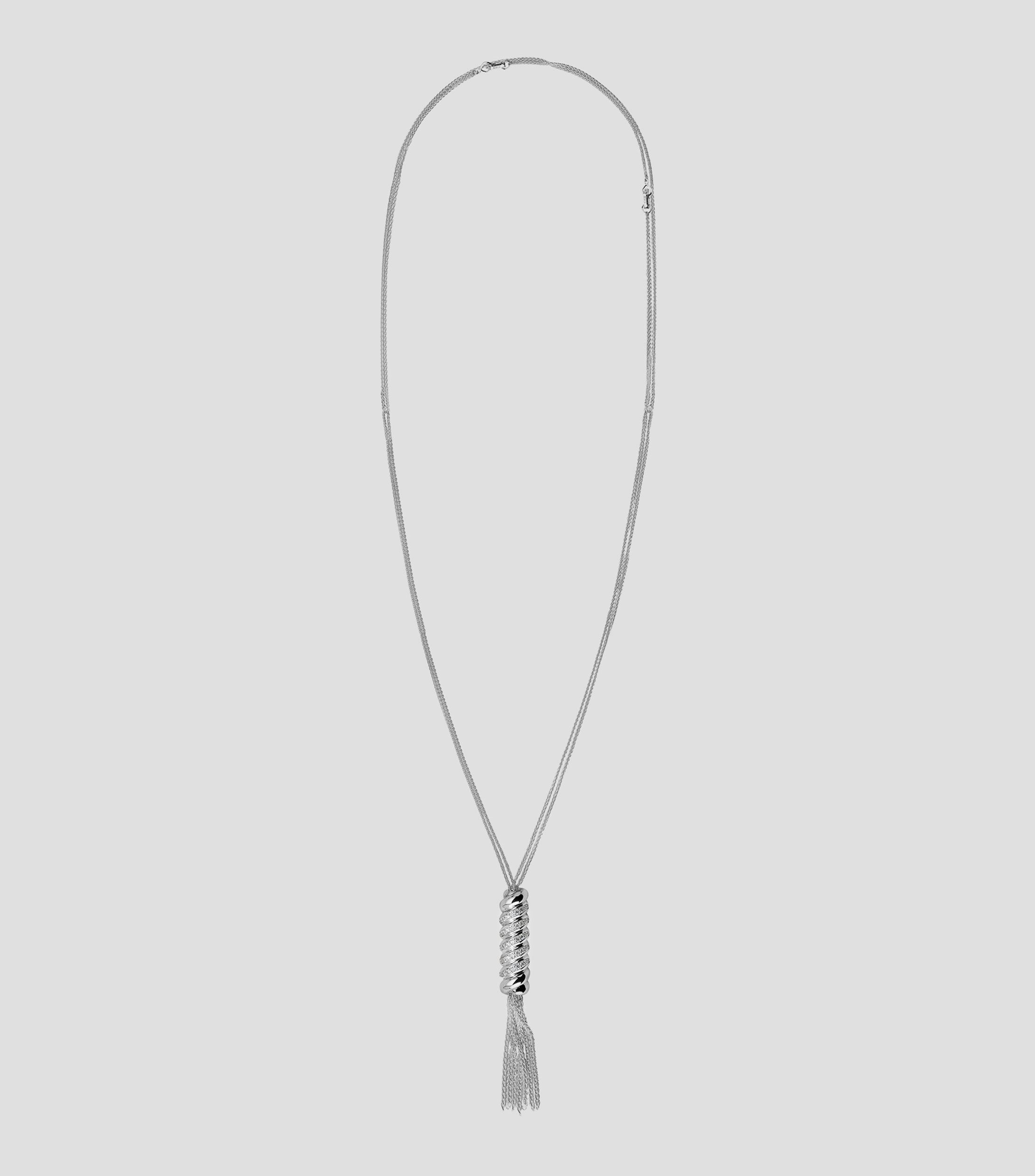 Dije en plata con Diamantes Lazos Torzal Mujer