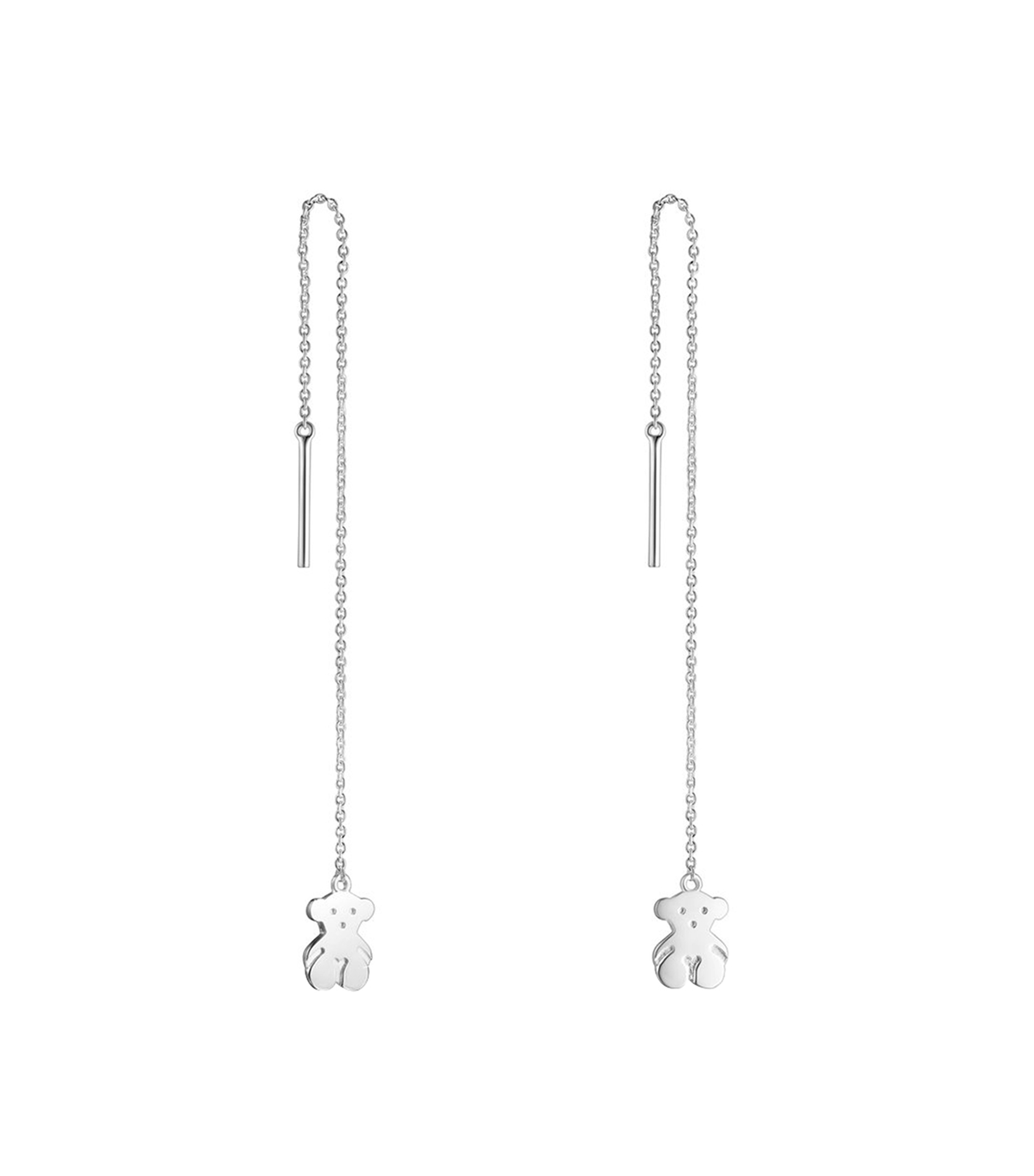 Aretes en plata Nocturne Mujer