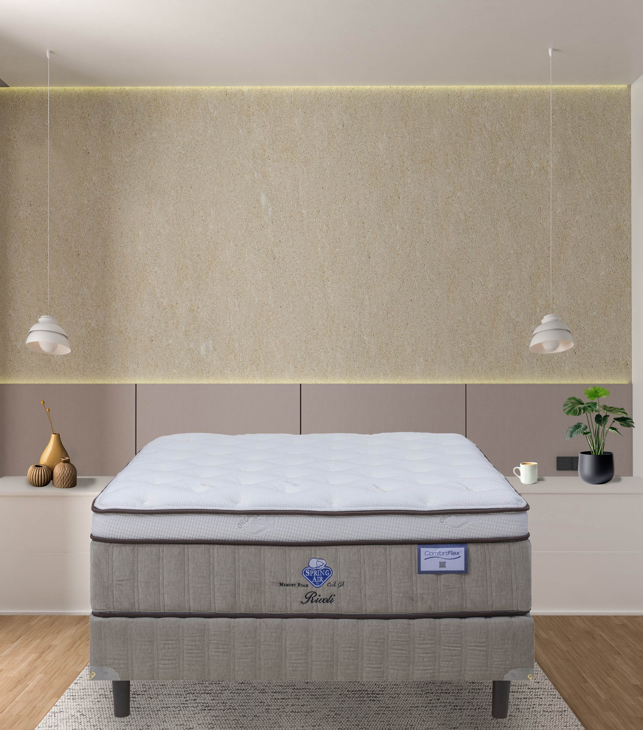 Box Rivoli Queen Size en textil