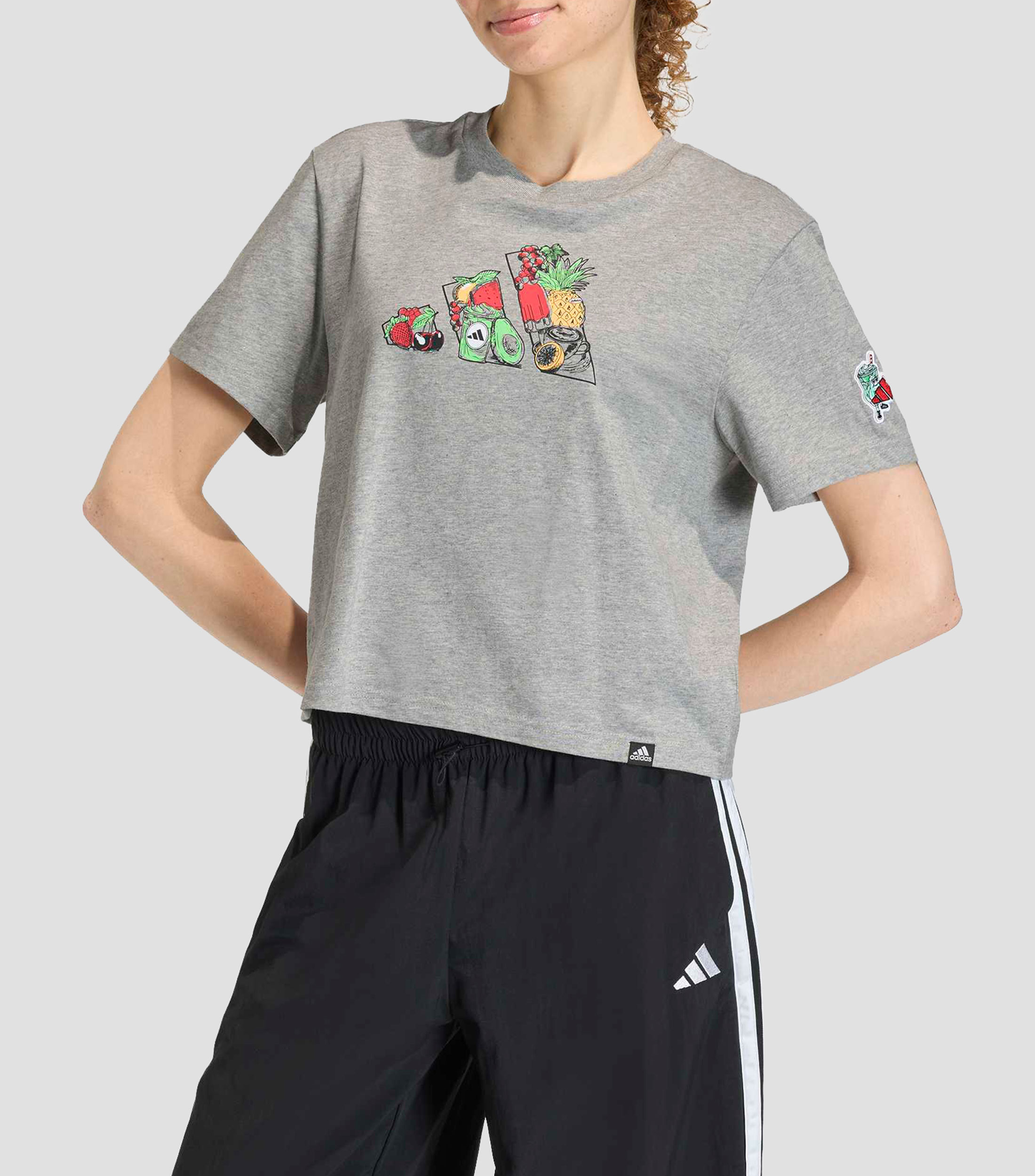 Playera para entrenamiento estampada Mujer