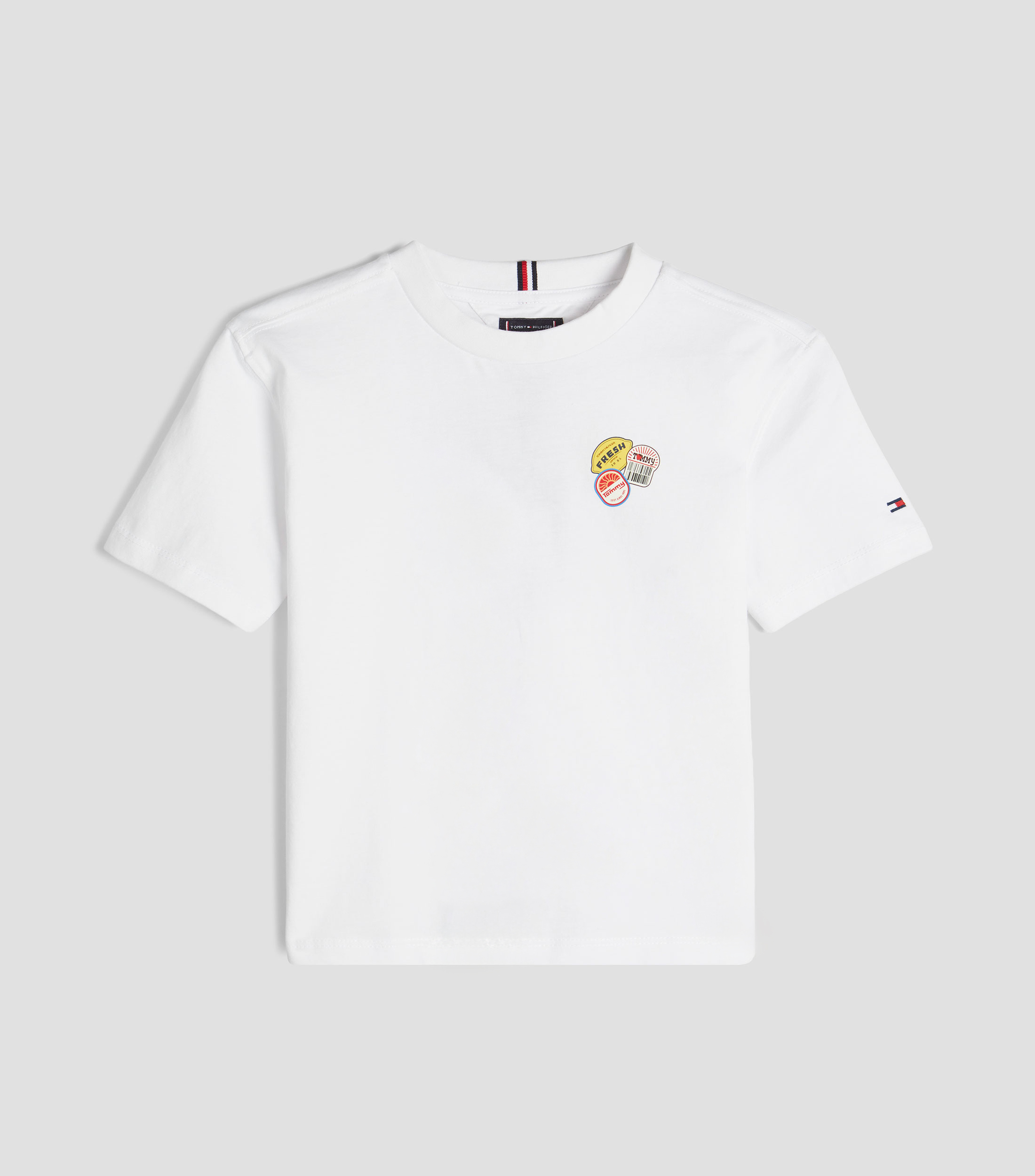 Playera cuello redondo manga corta lisa Niño
