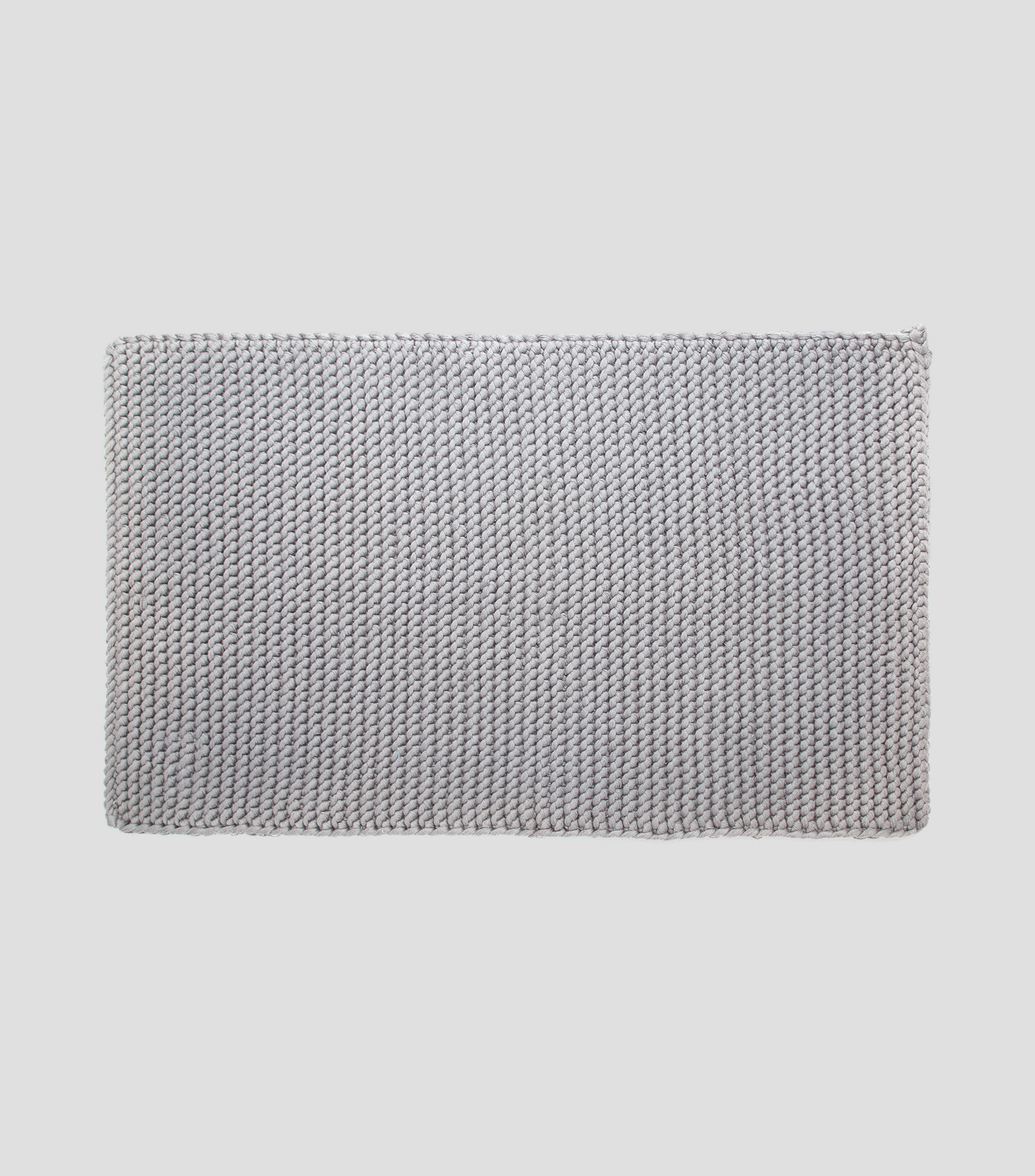 Tapete de bano Gris rectangular