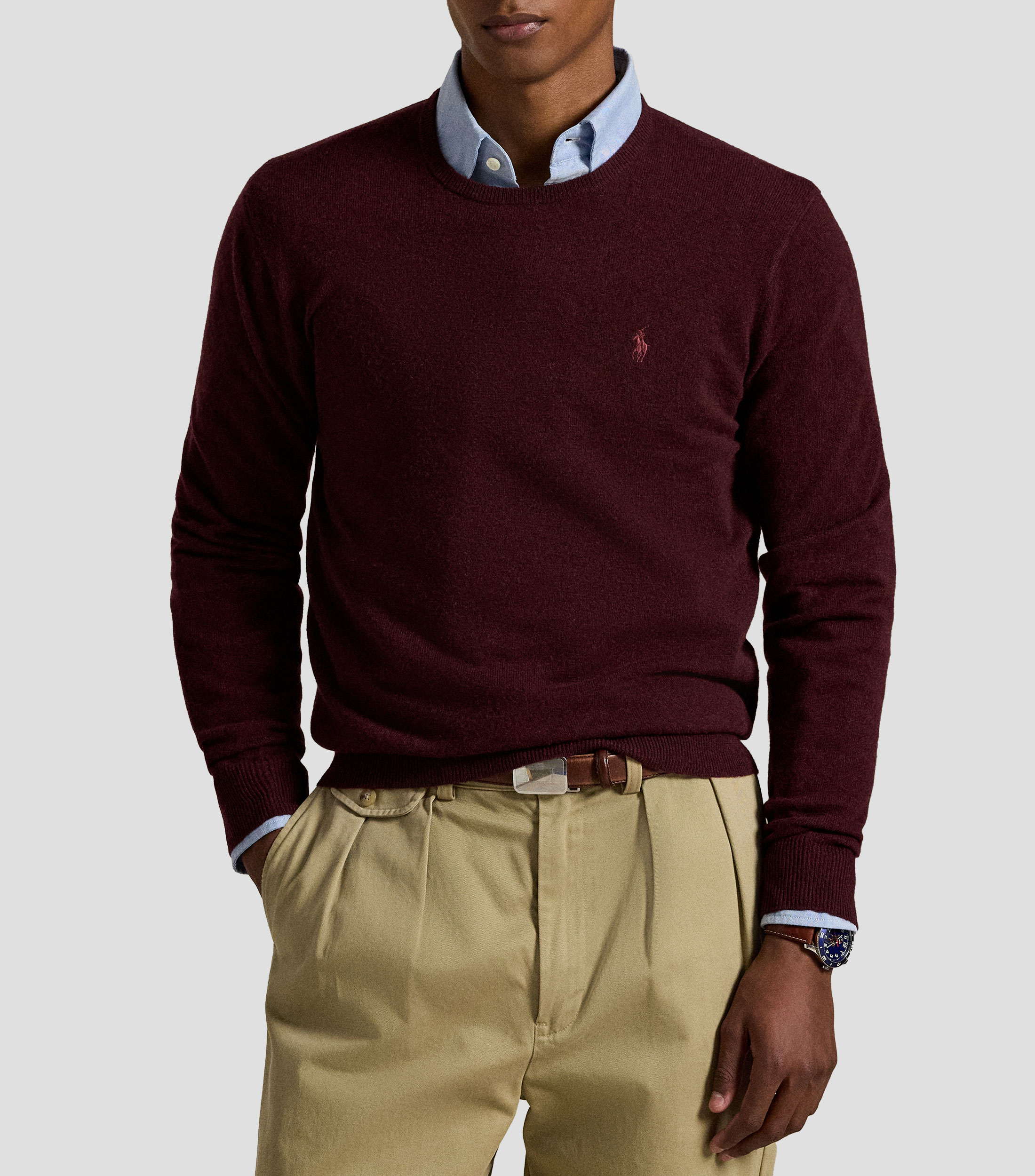 Suéter cuello redondo Hombre