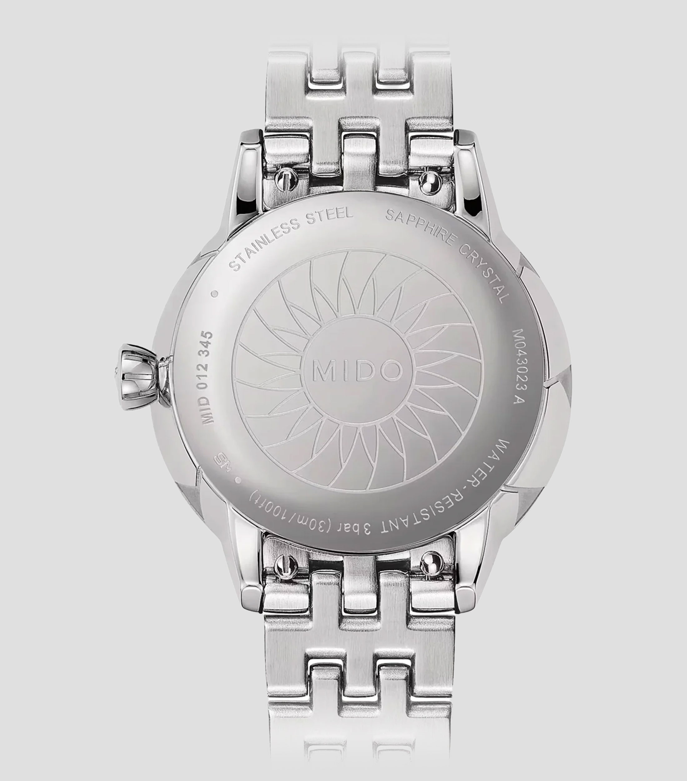 Reloj para mujer Rainflower Moonphase casual, plateado