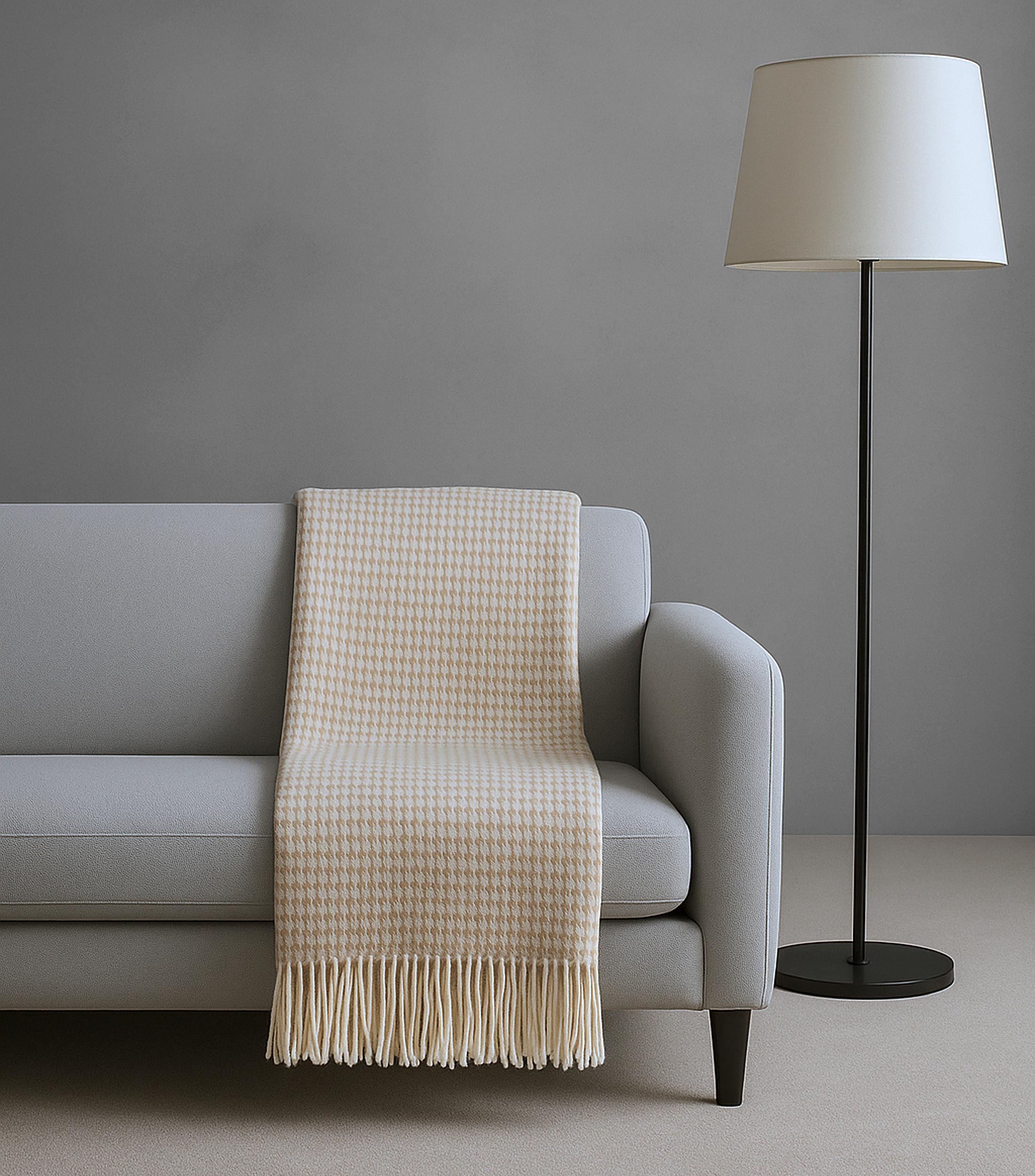 Frazada Waffle Beige