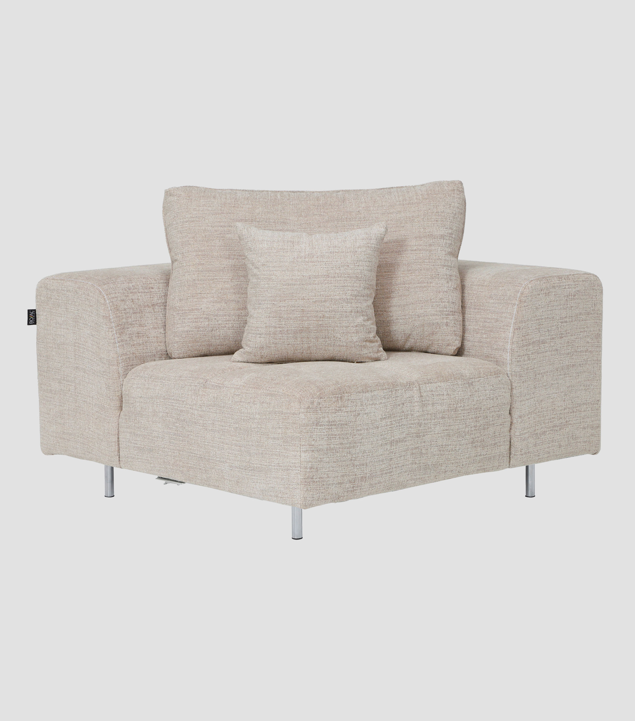 Sillón Esquinera Derecho Bini Diamante Beige