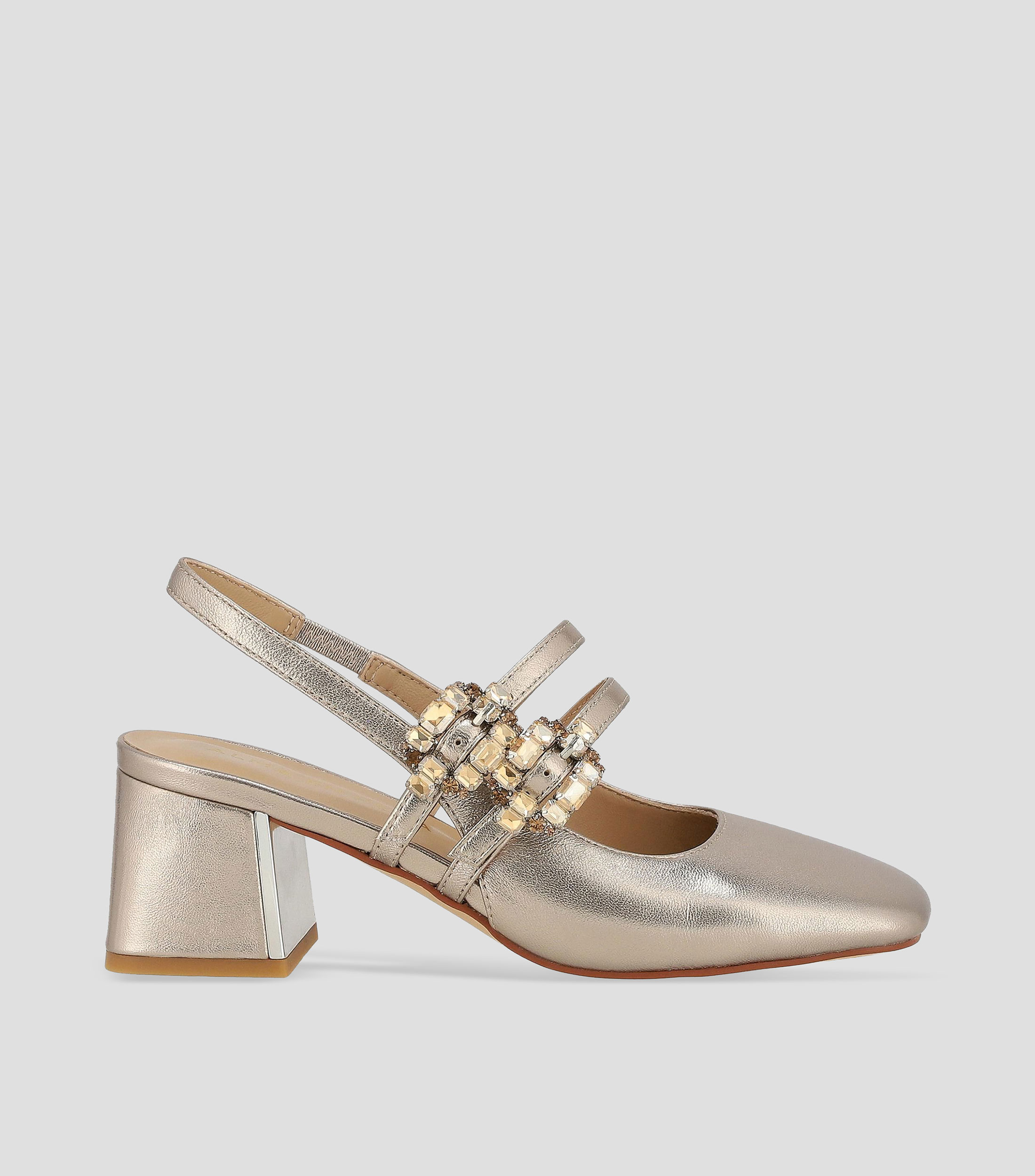 Zapatillas Casual Tacón Medio Cuadrado Mujer