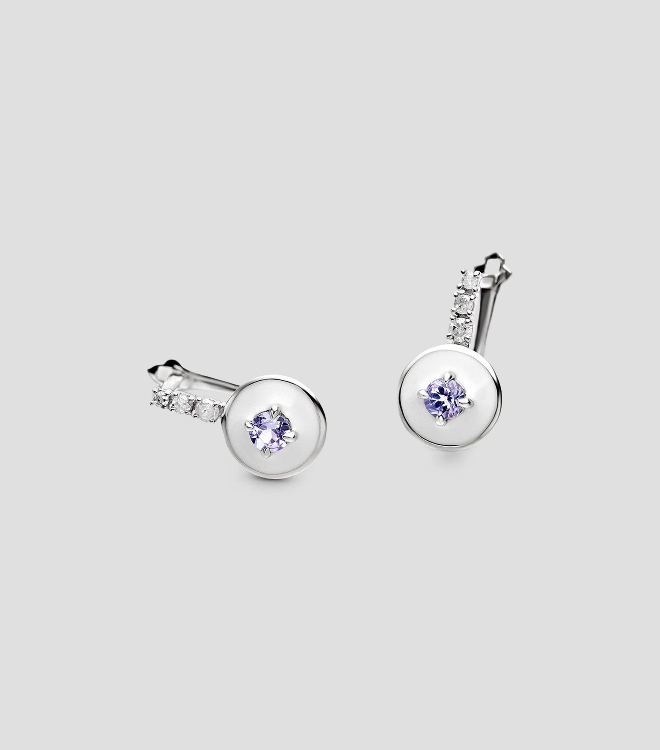 Aretes en Plata .925 Retrochromatic Mujer