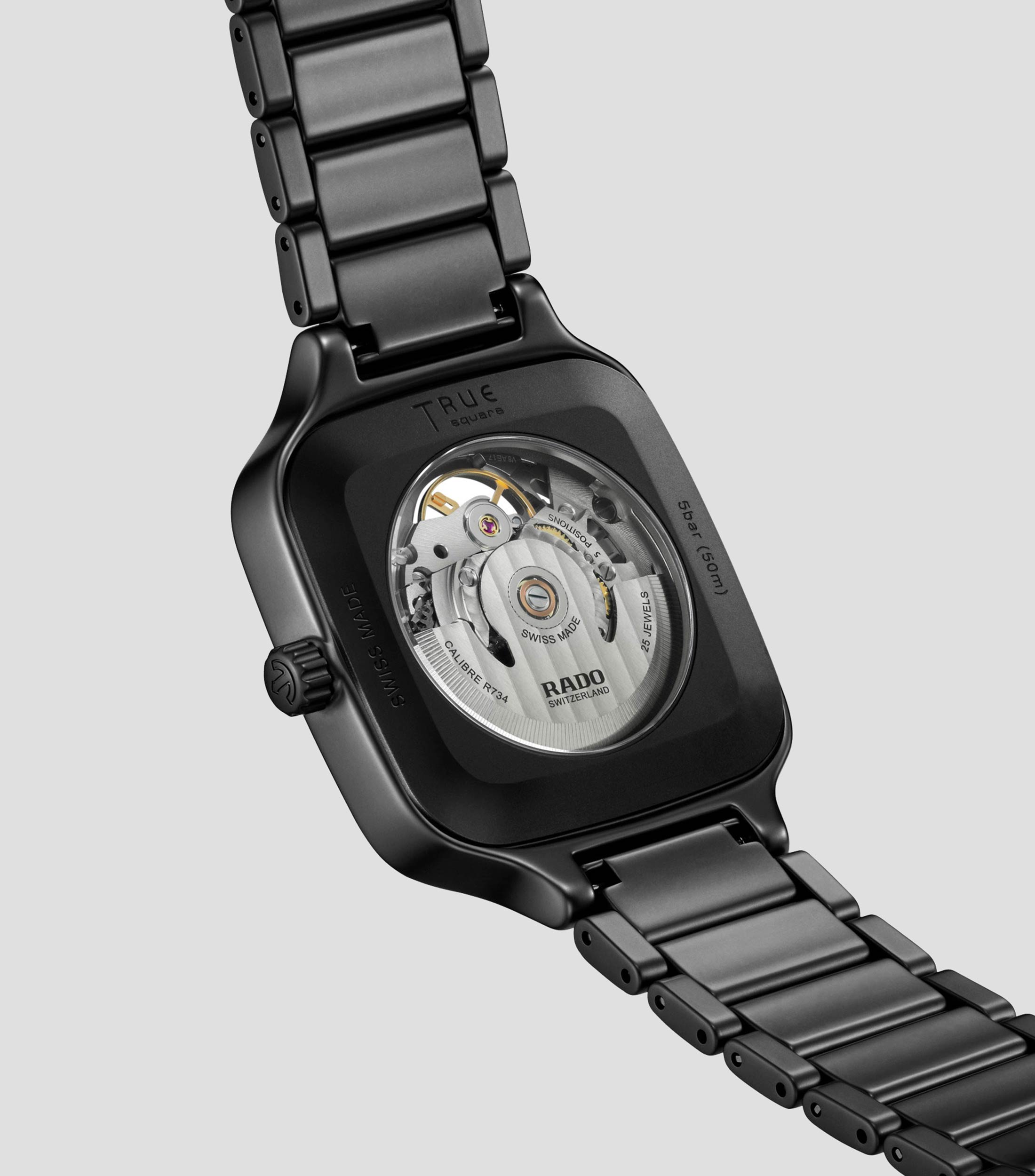 Reloj Unisex True Square casual negro