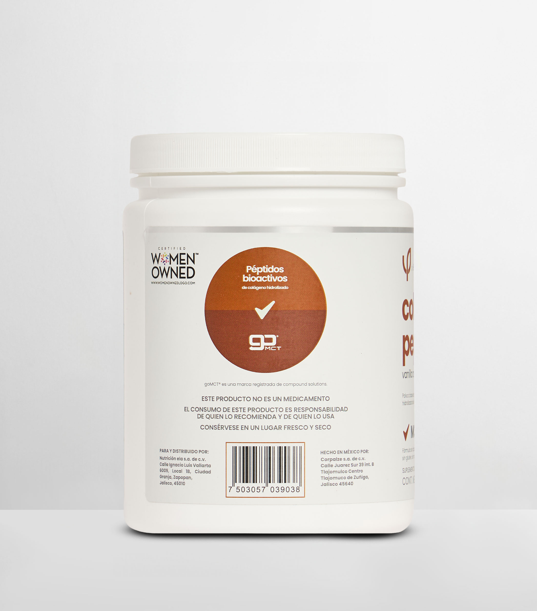 Suplemento alimenticio Collagen Peptides Keto Vanilla Creamer, 510 g