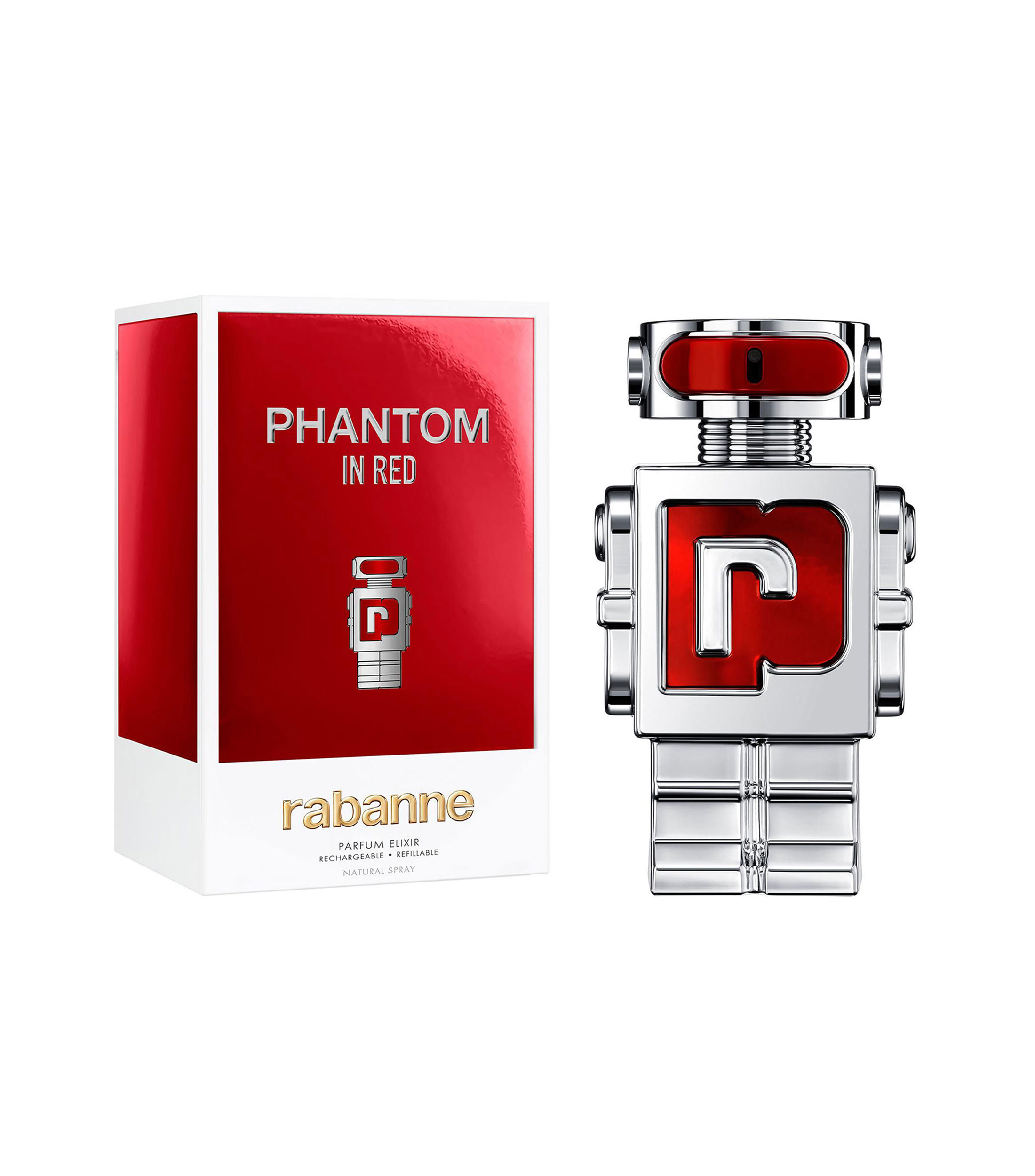 Perfume Phantom In Red, Parfum Elixir 150 ml para Hombre
