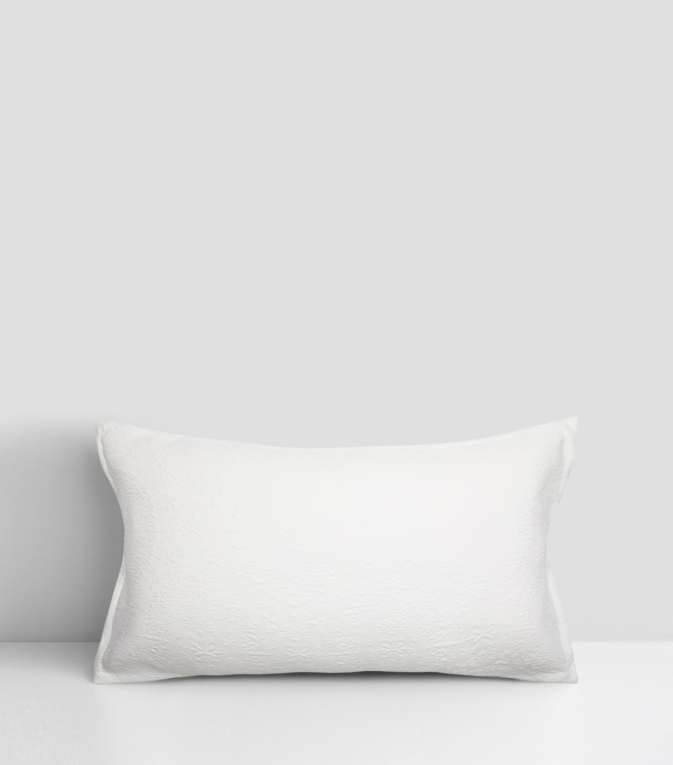 Funda para Almohada Decorativa King Size Siena Blanca