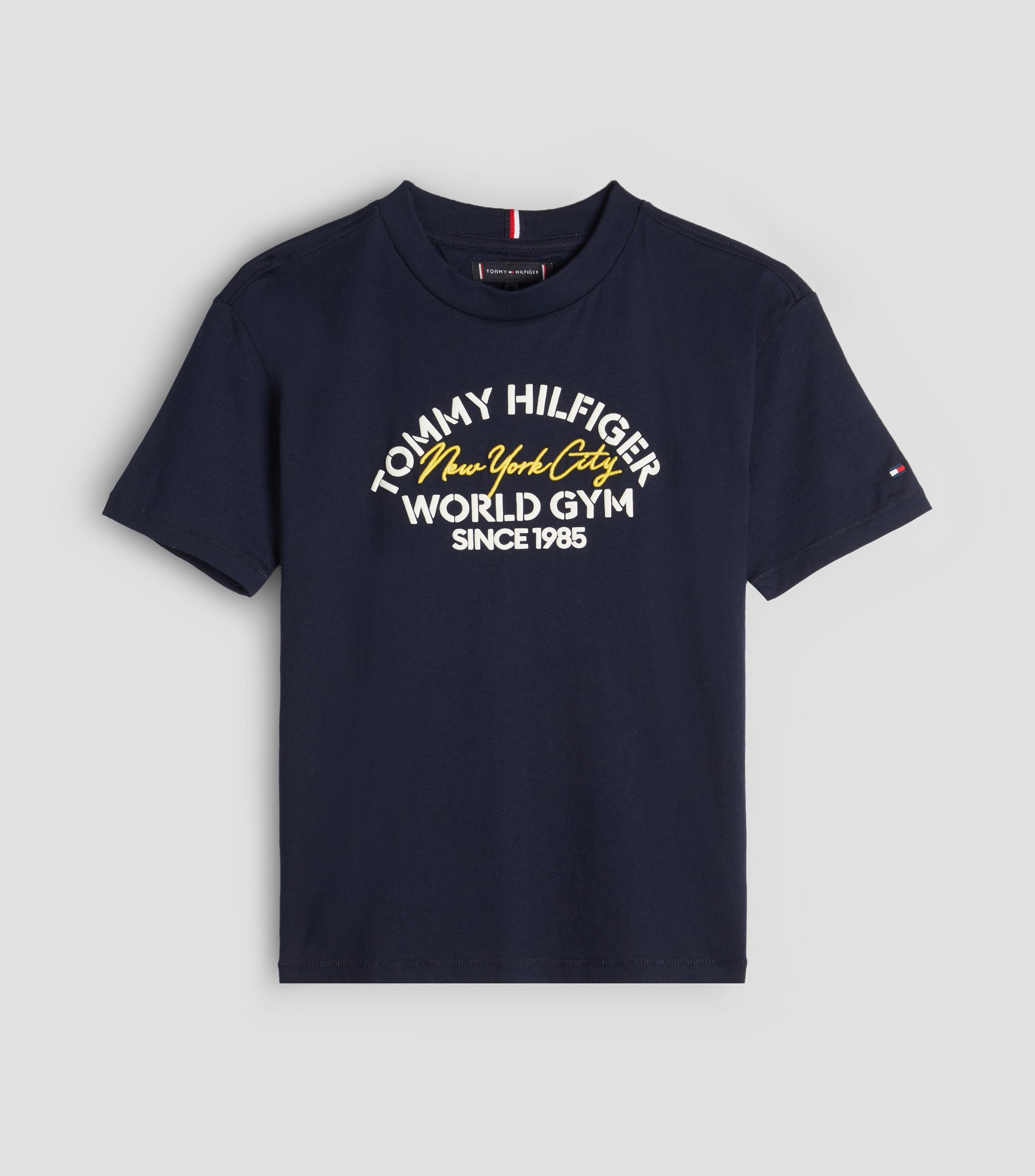 Playera cuello redondo manga corta estampada Niño