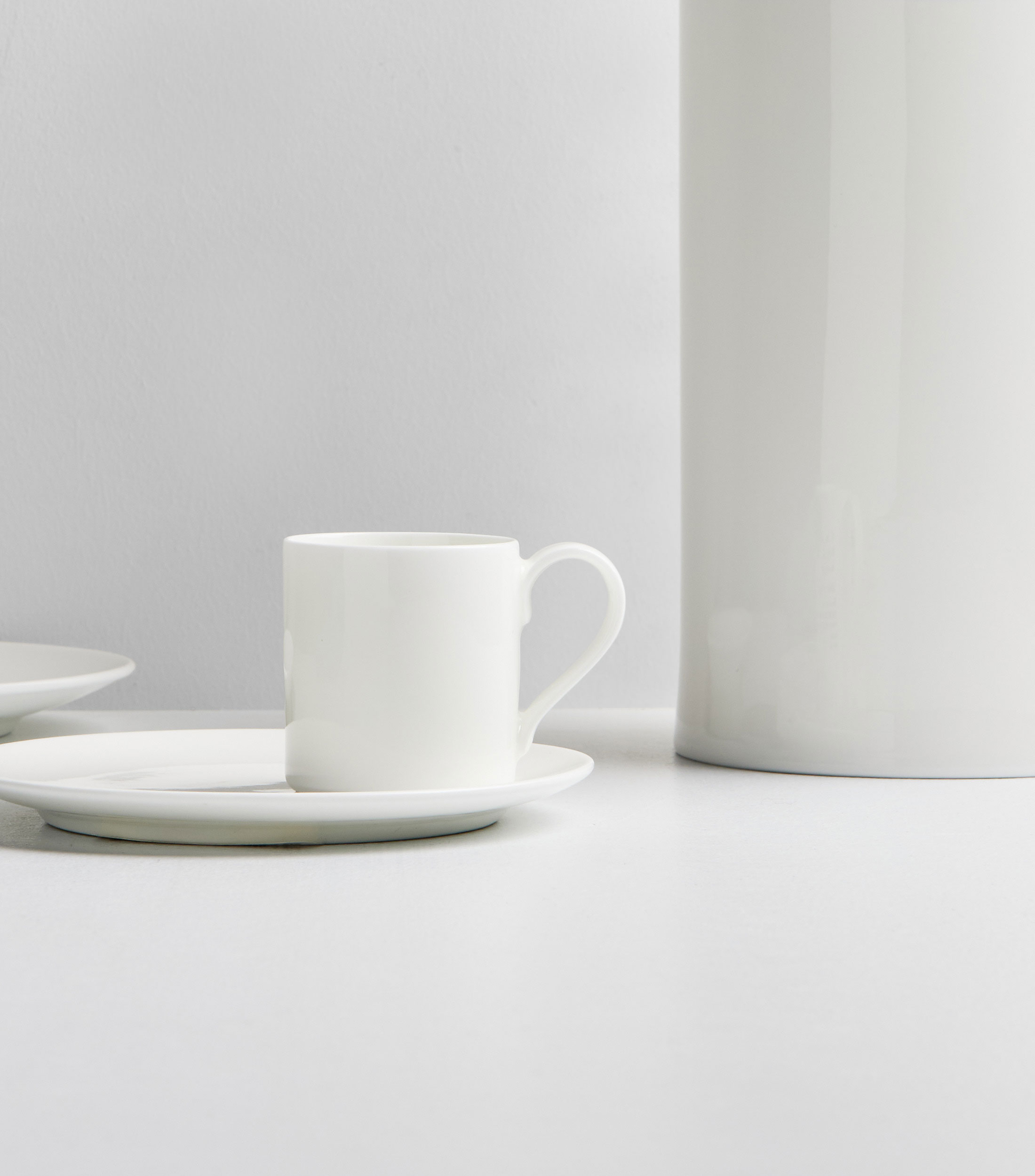 Taza para cafe expresso Metrochic Blanc Blanco