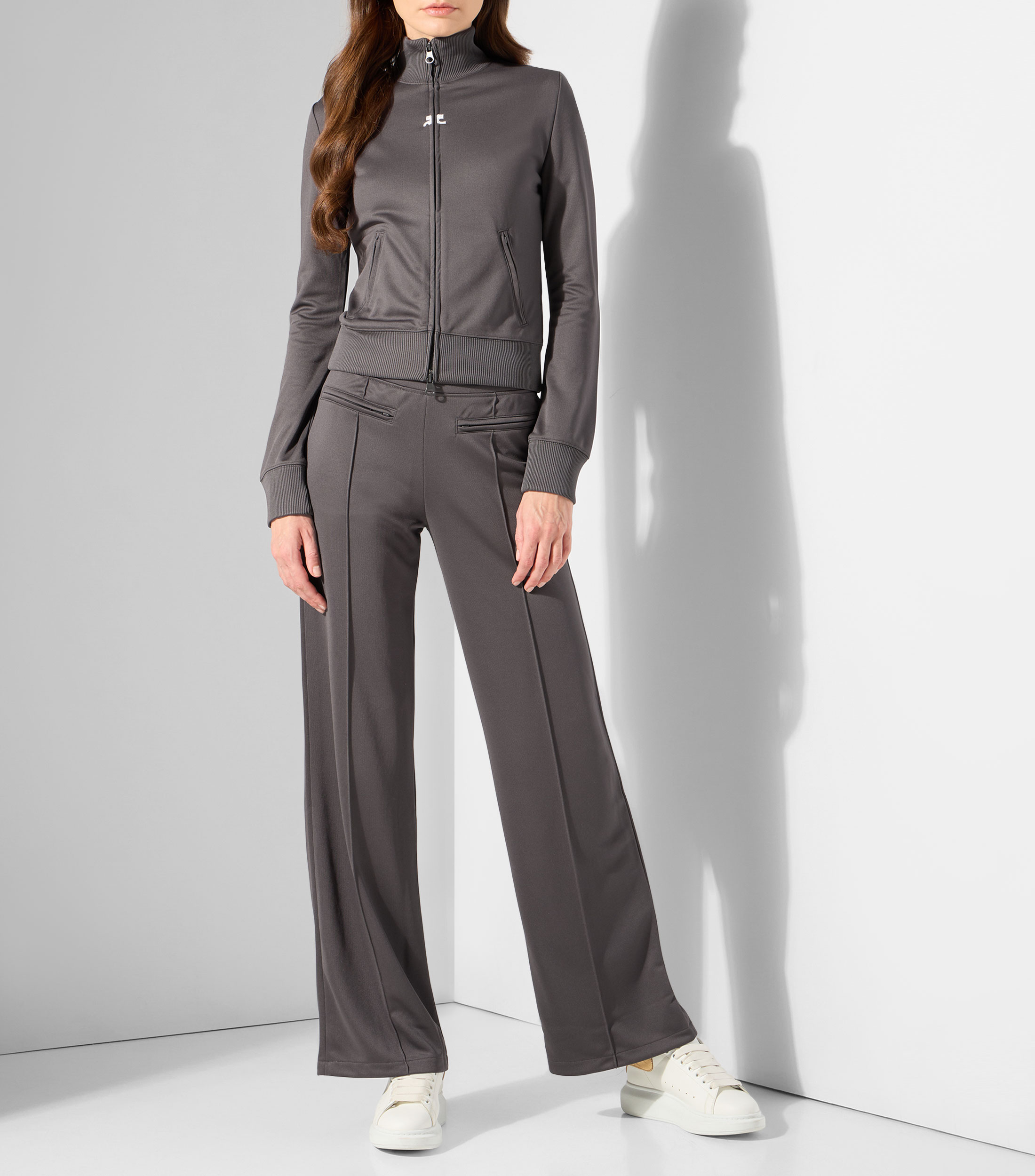 Chamarra bomber Signature liso Mujer