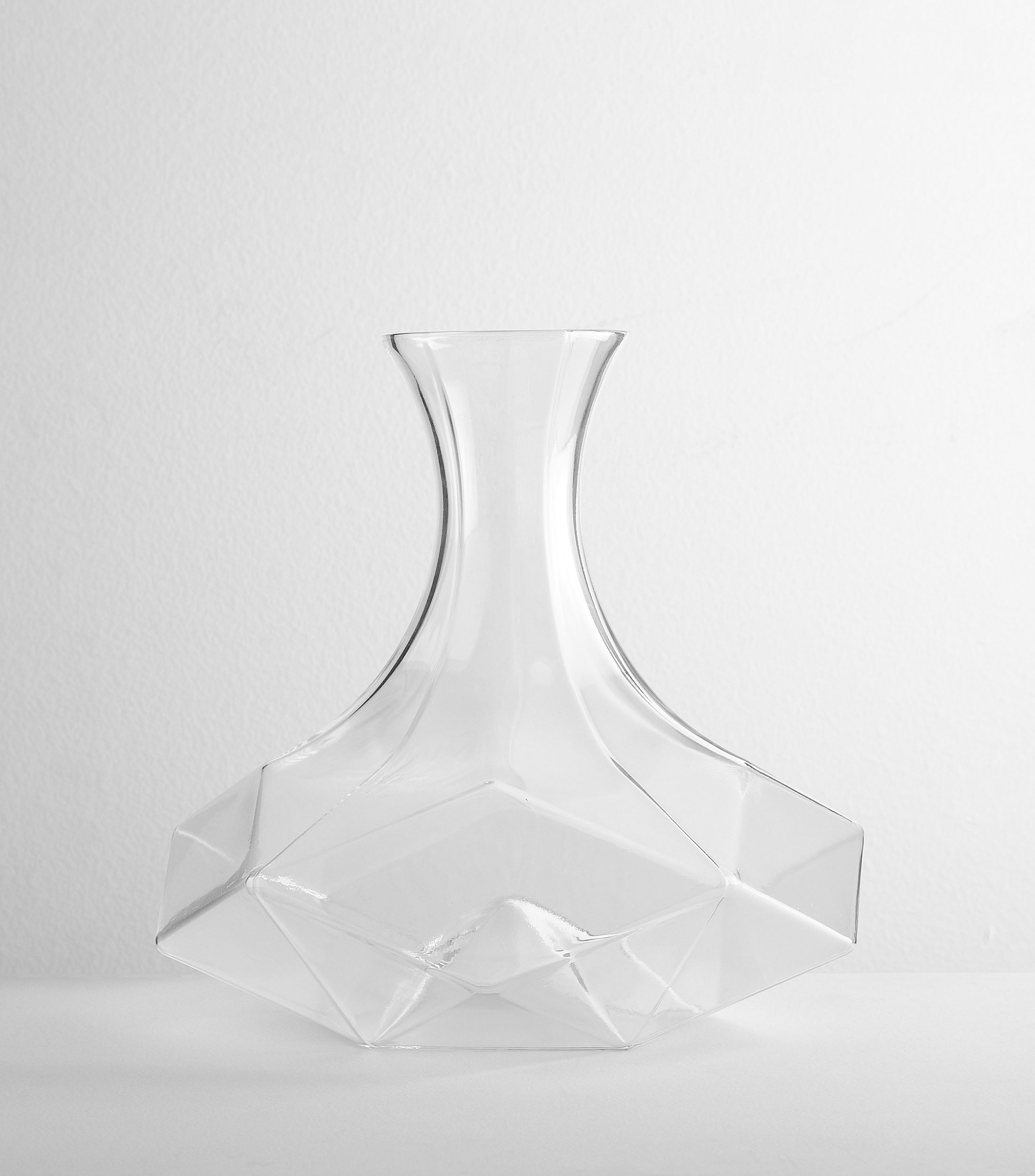 Decantador geométrico en cristal