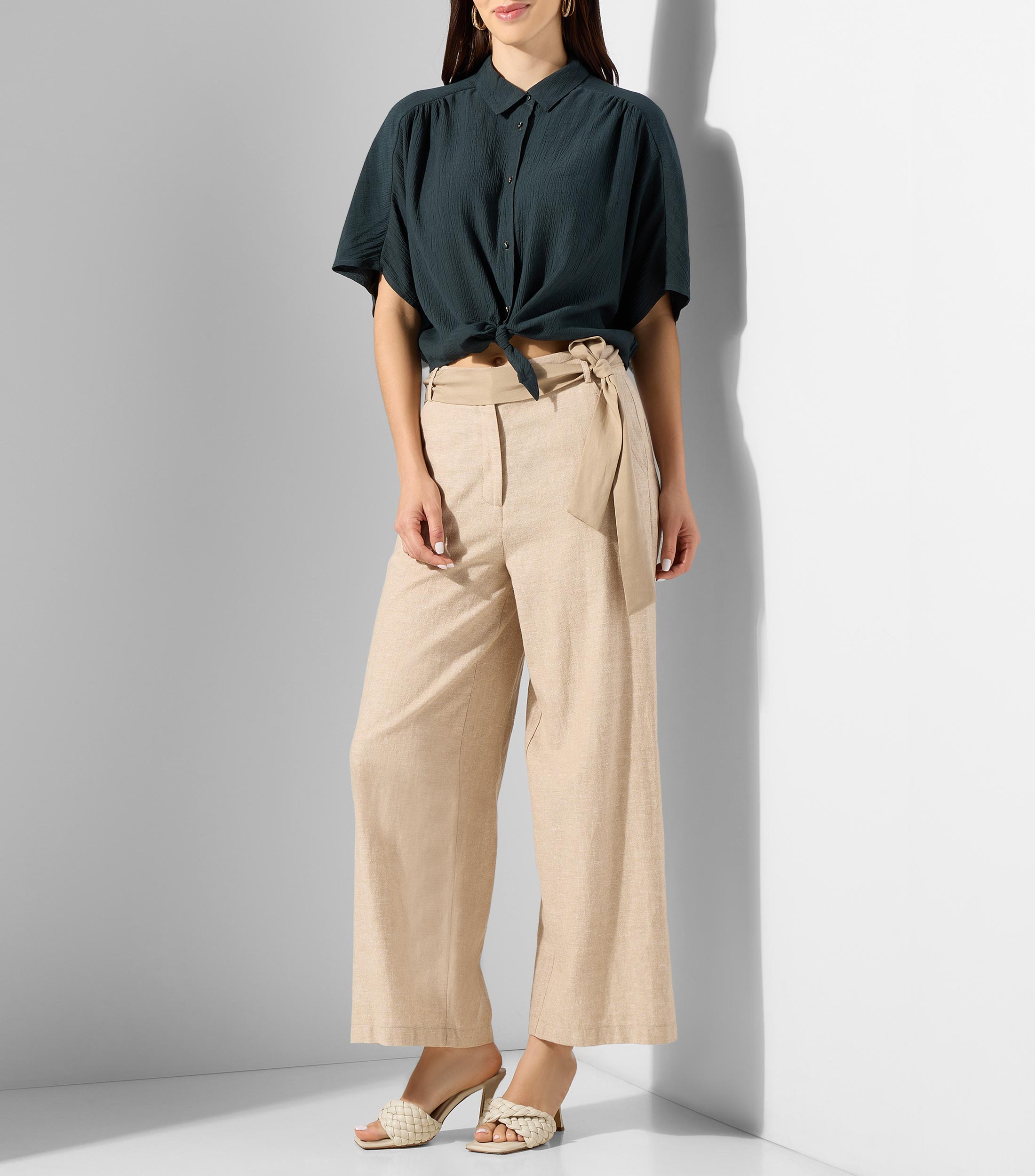Camisa fantasía manga corta Mujer