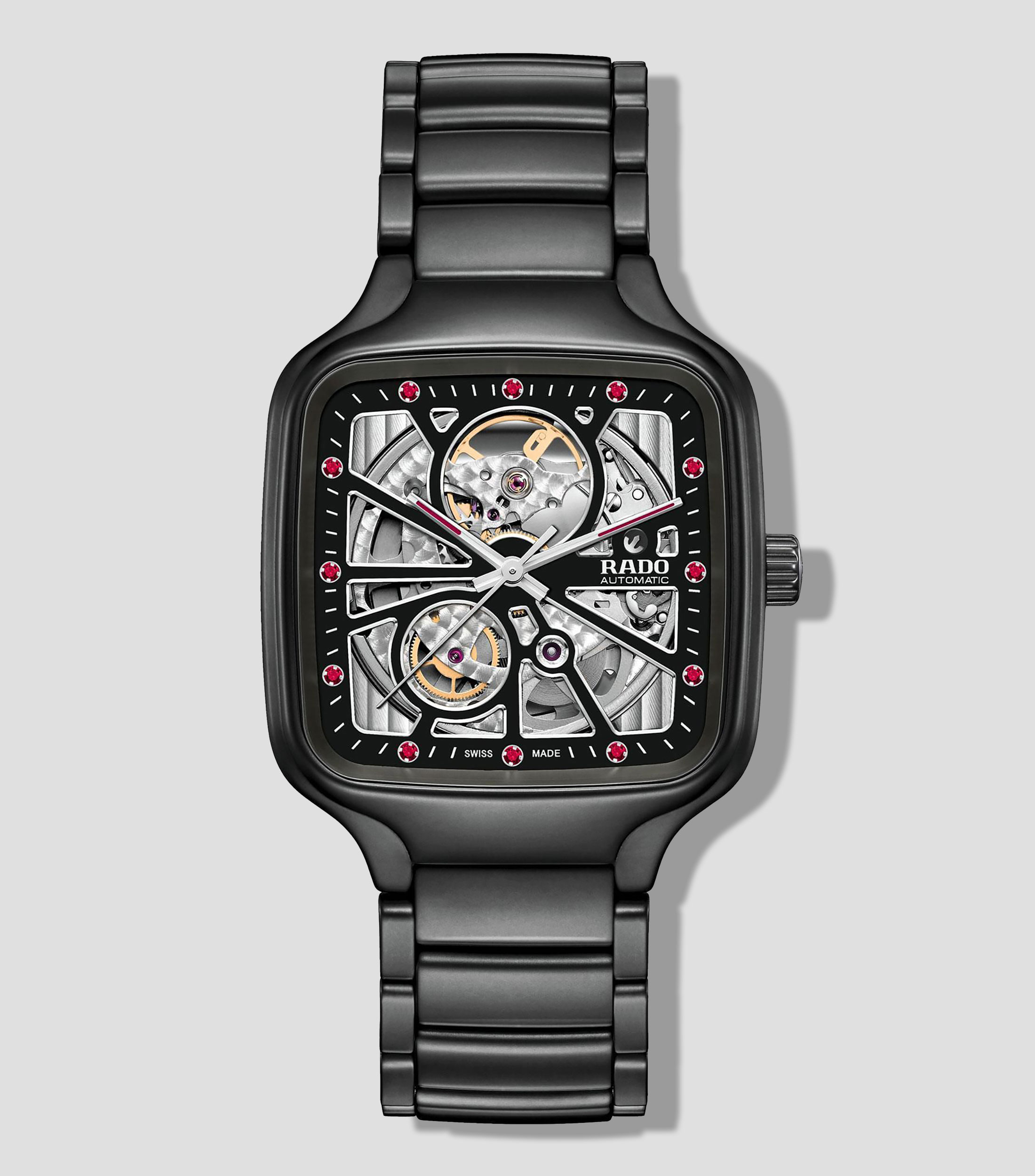 Reloj Unisex Casual True Square Negro