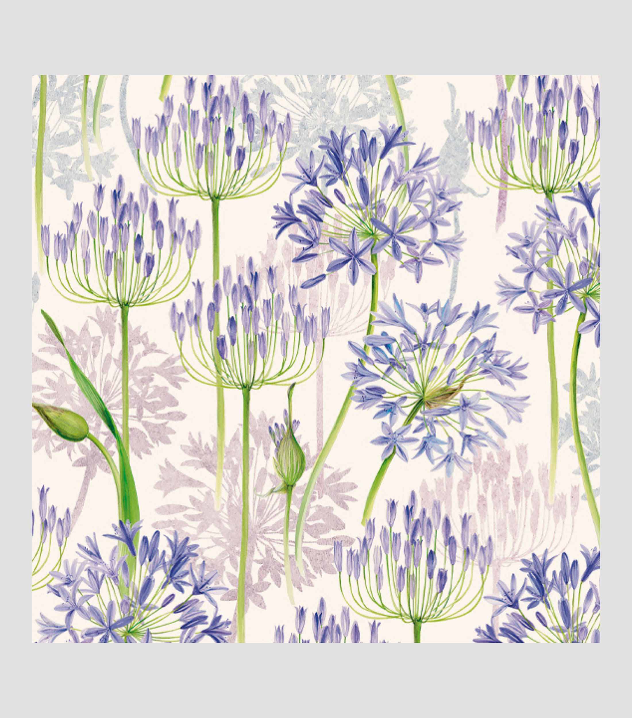 Pliego de Papel Flor Lilas 70 x 100 cm
