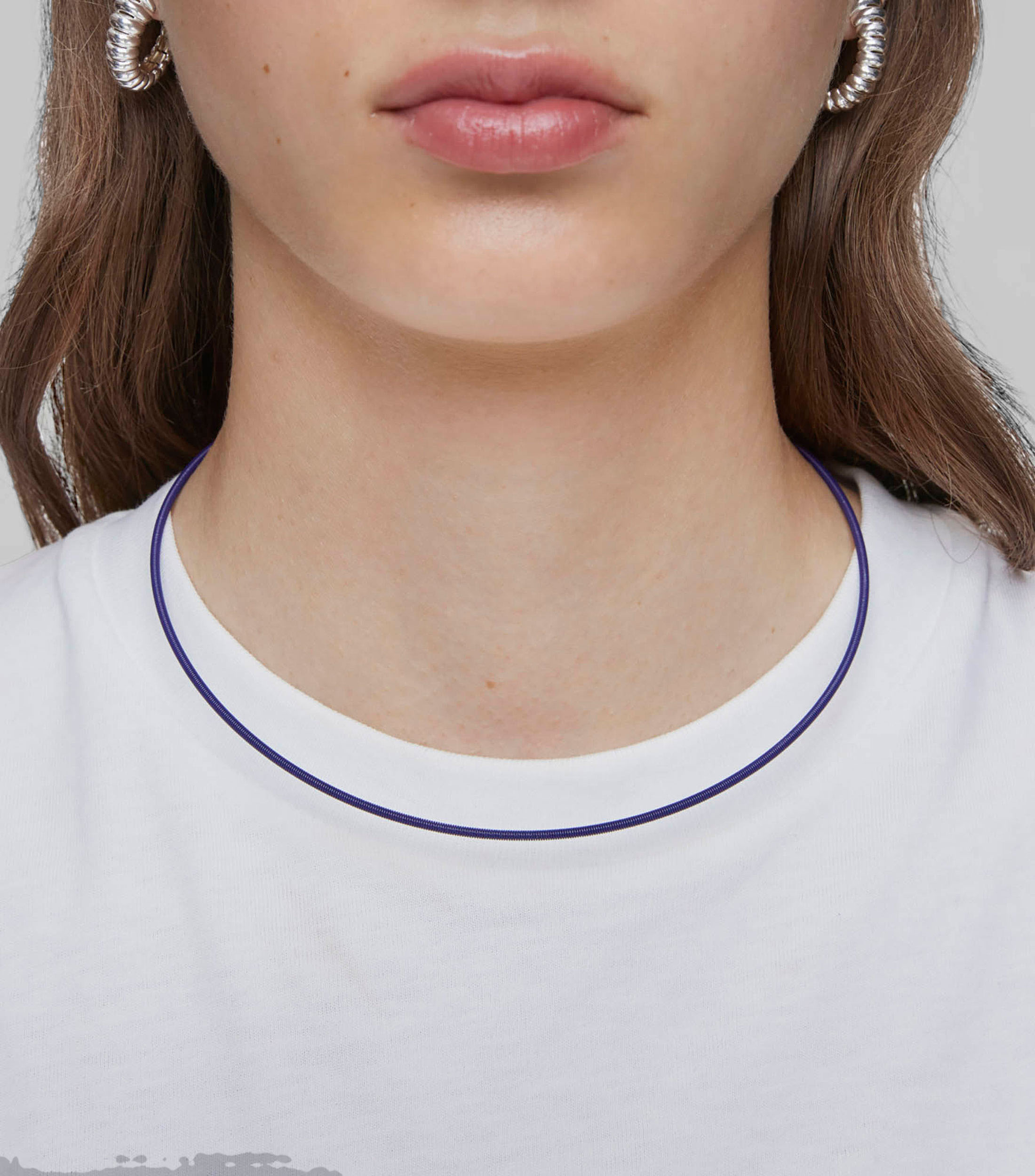 Collar Mesh Tube Mujer