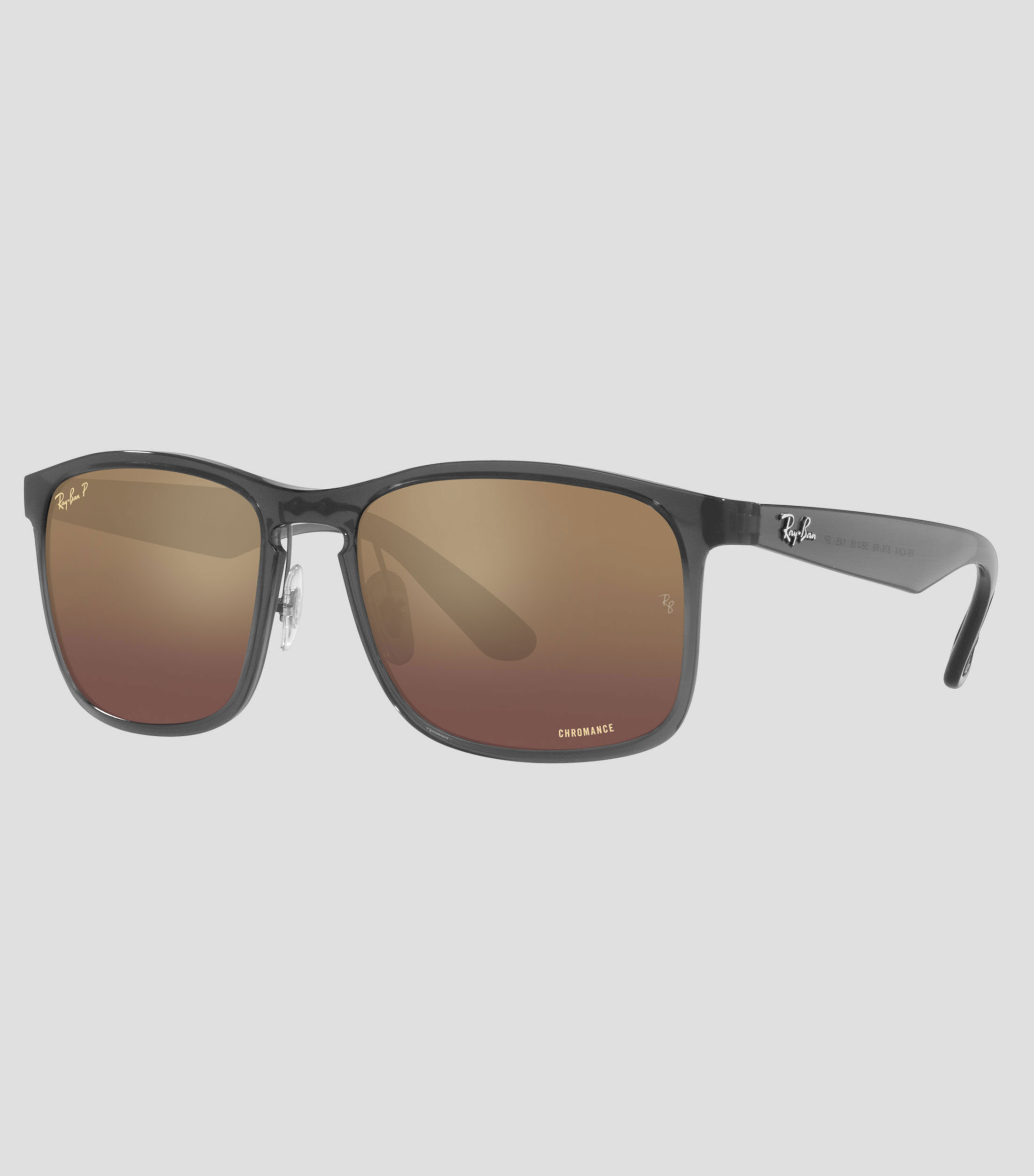 Lentes de sol Cuadrados Chromance Grises Hombre