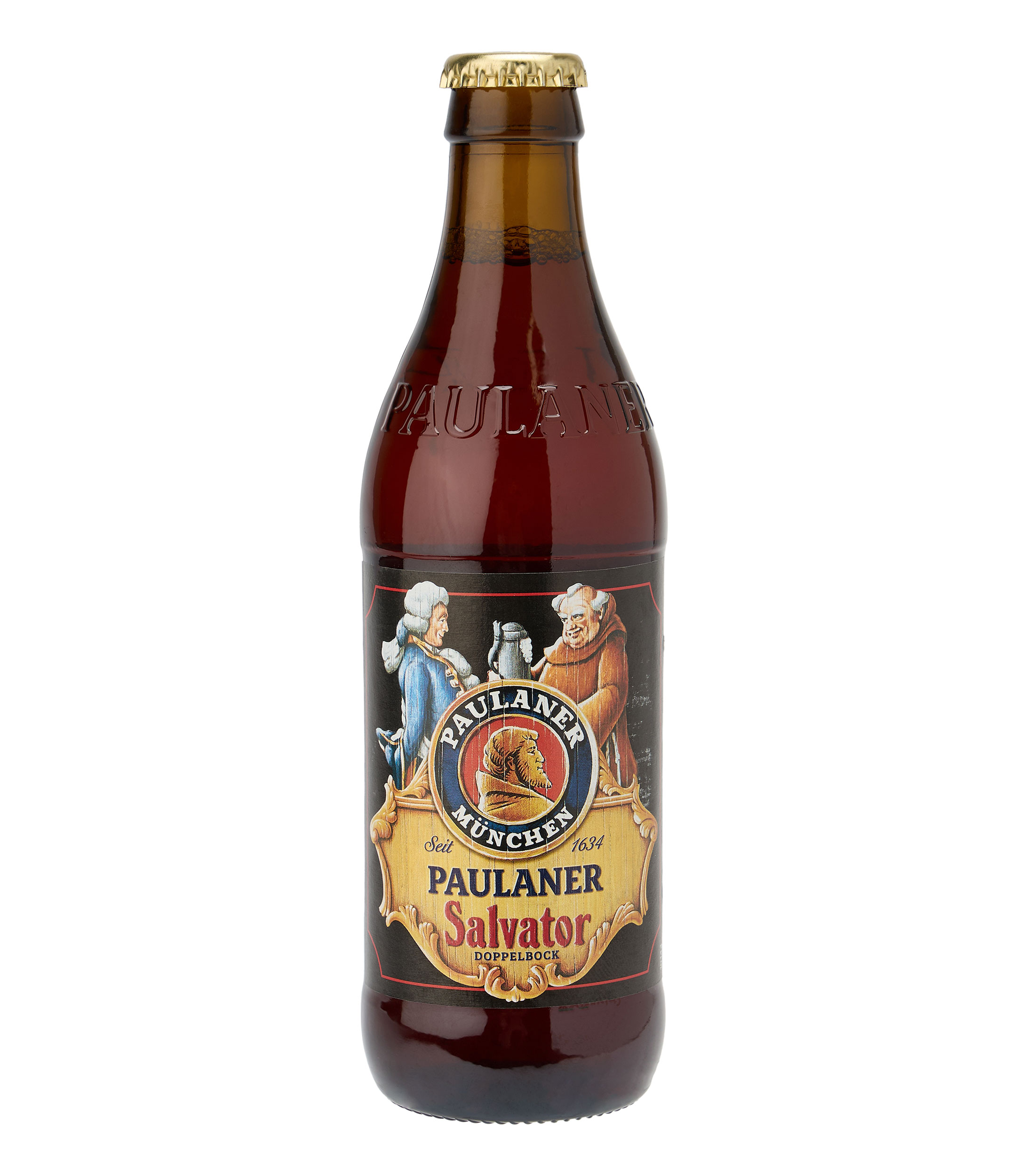 Cerveza obscura Paulaner Salvator, 330 ml