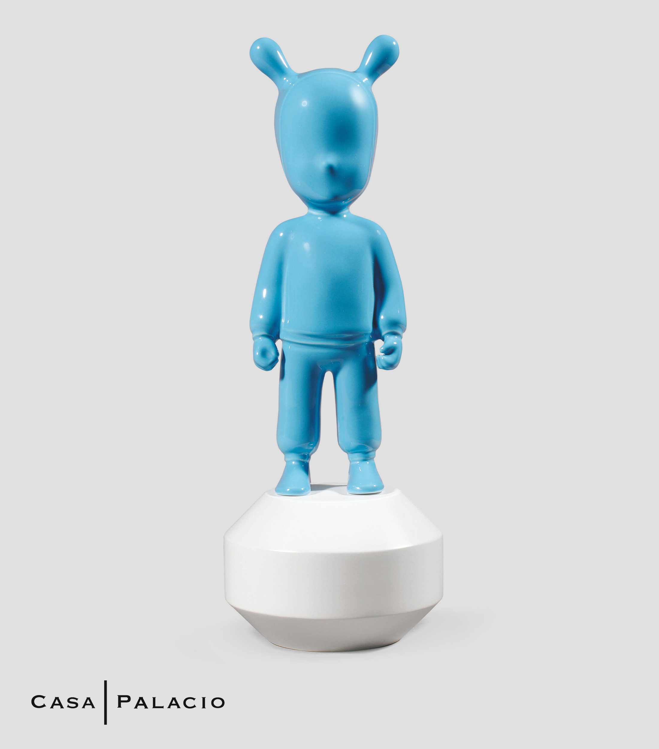 The Blue Guest-Little en porcelana