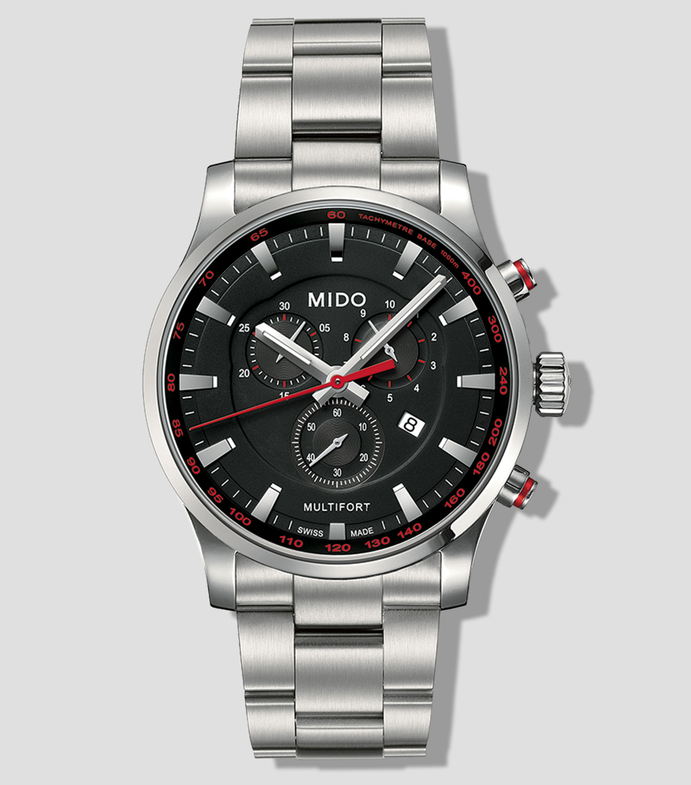 Reloj para hombre Multifort Quartz de vestir plateado