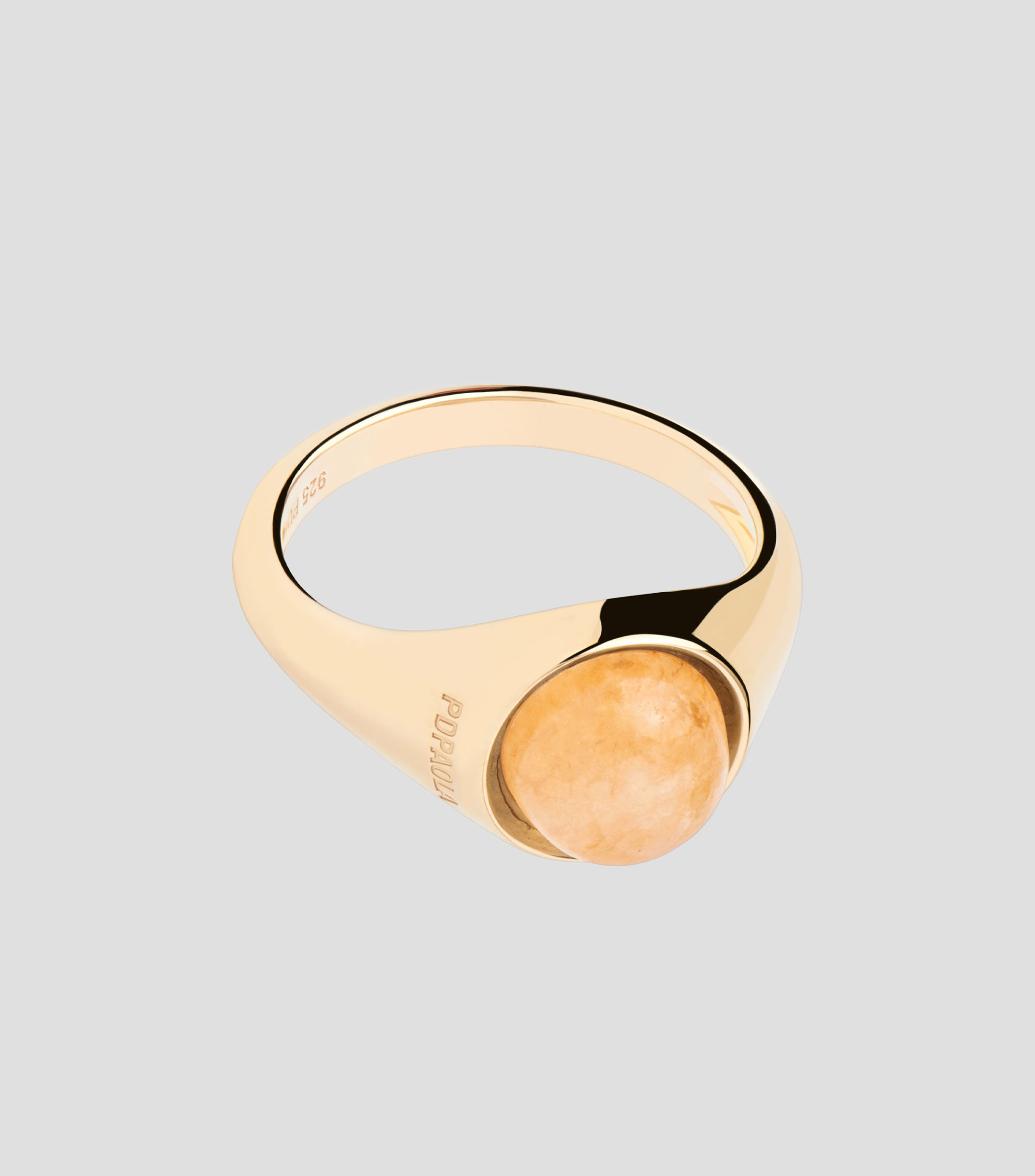 Anillo en plata .925 Moon con venturina Mujer