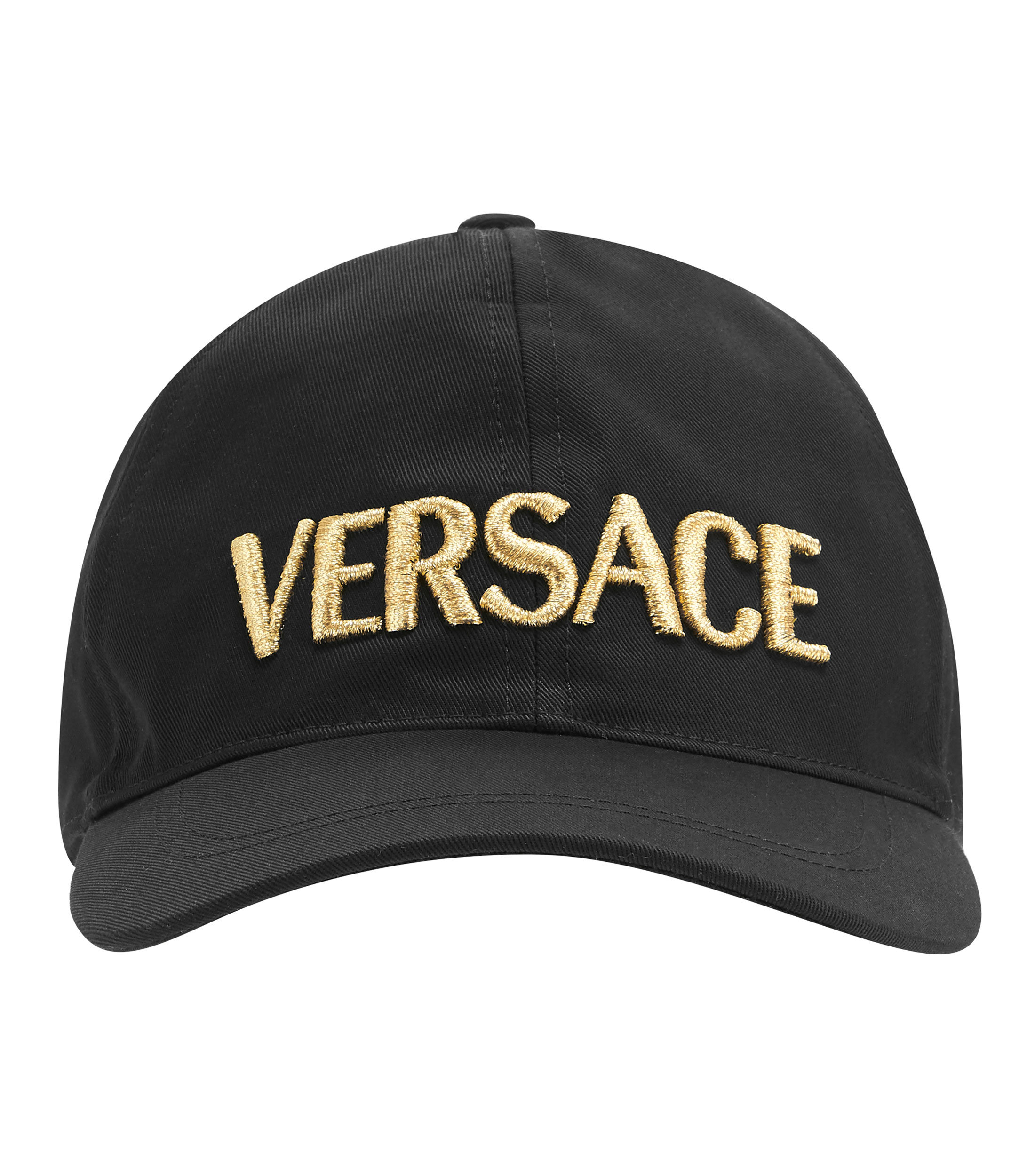 Guerrero tierra Visión general Versace Gorra de moda con logotipo dorado bordado Hombre - El Palacio de  Hierro