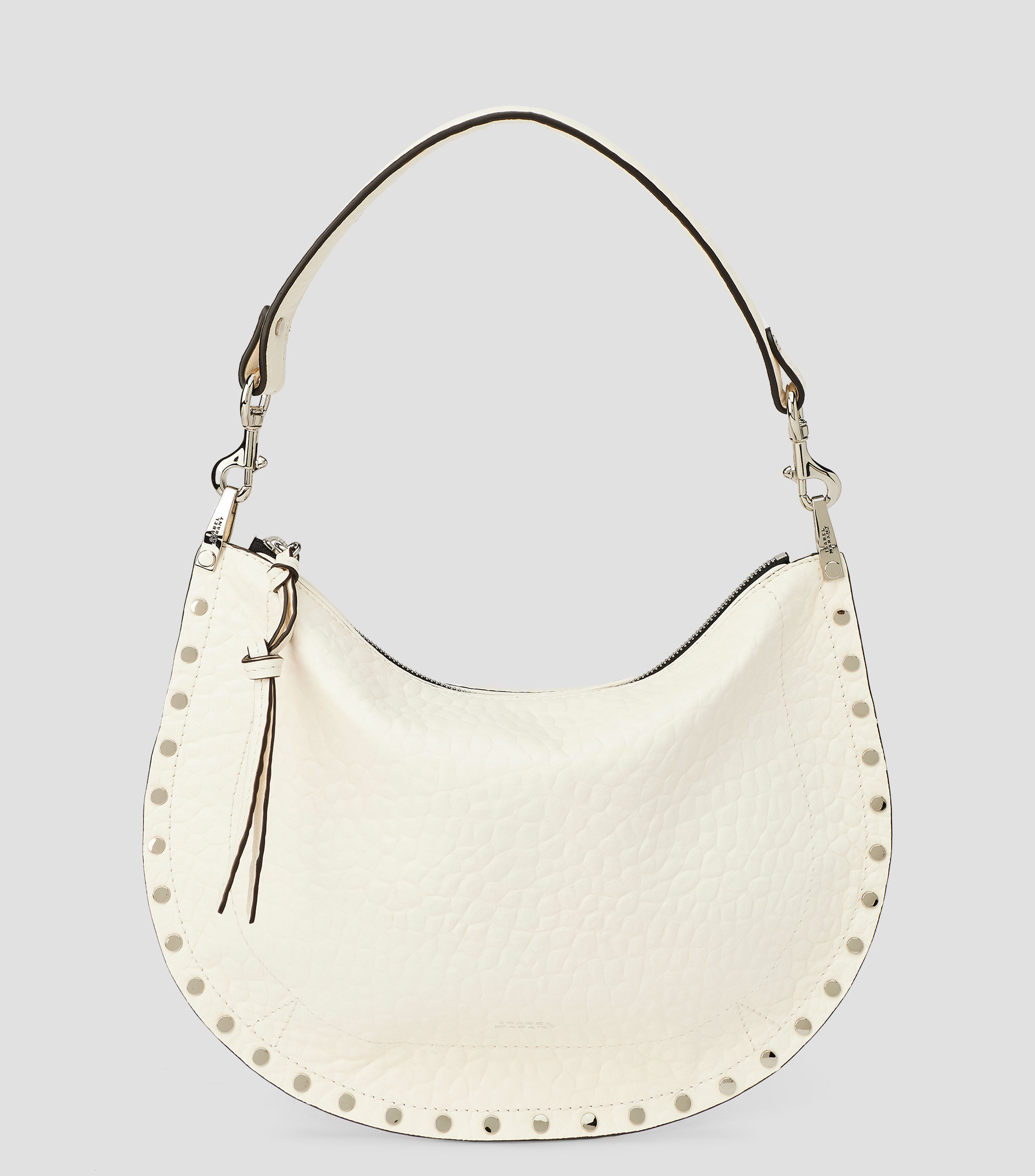 Bolsa Crossbody en piel ovina Oskan Soft granulada Mujer
