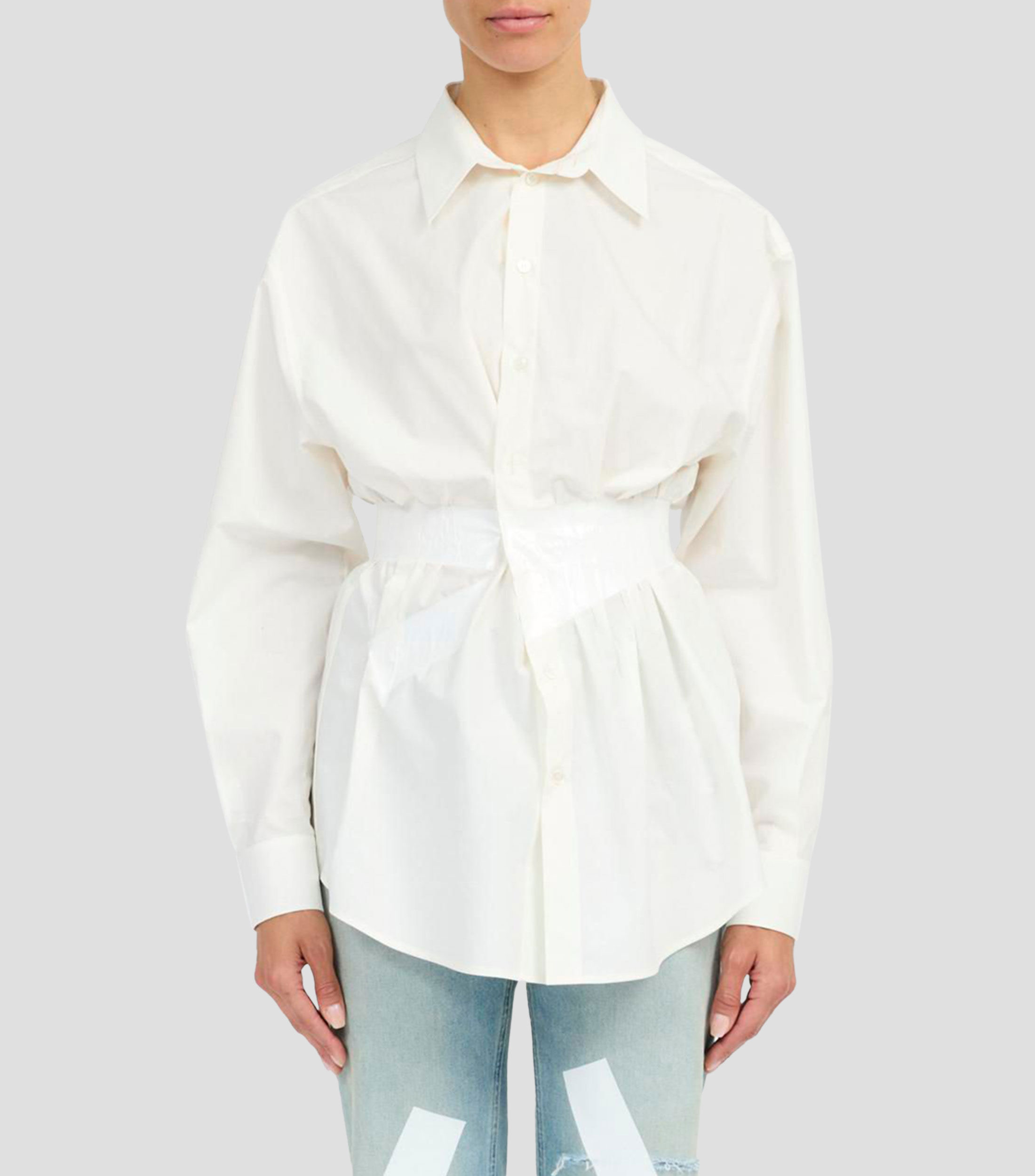 Camisa Manga Larga Lisa Mujer