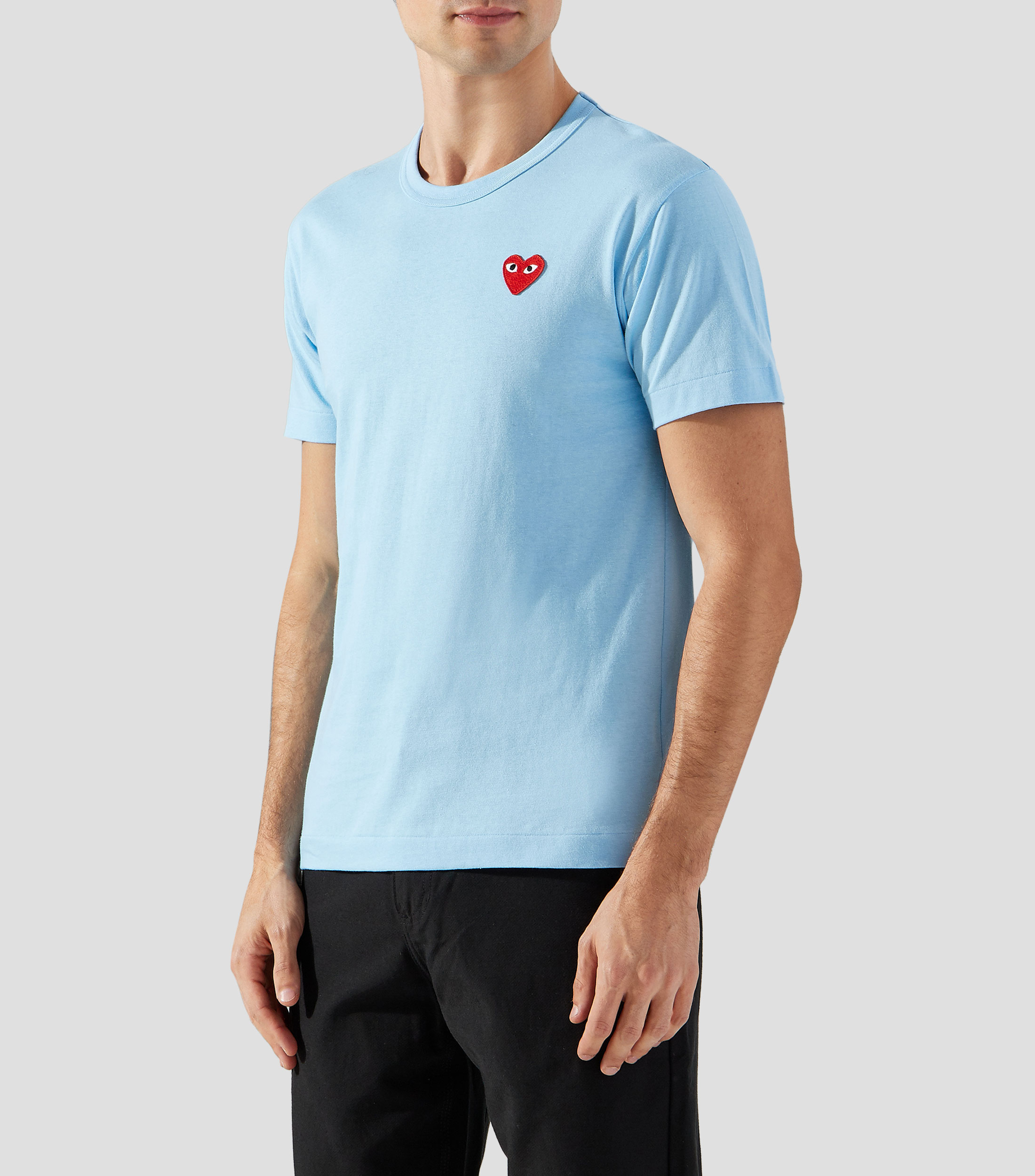 Playera cuello redondo manga corta lisa Hombre