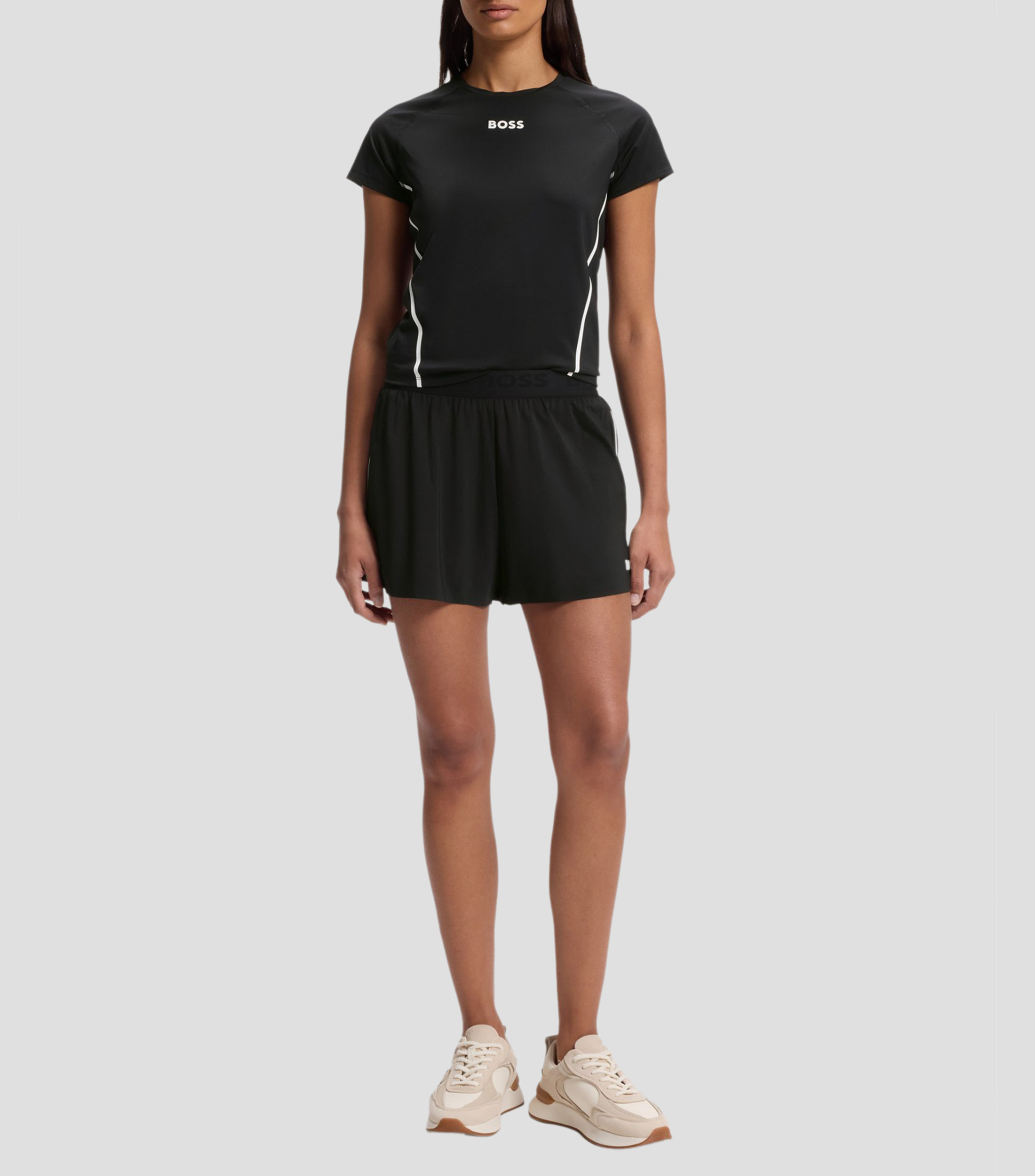 Short de doble capa con control de la humedad Mujer