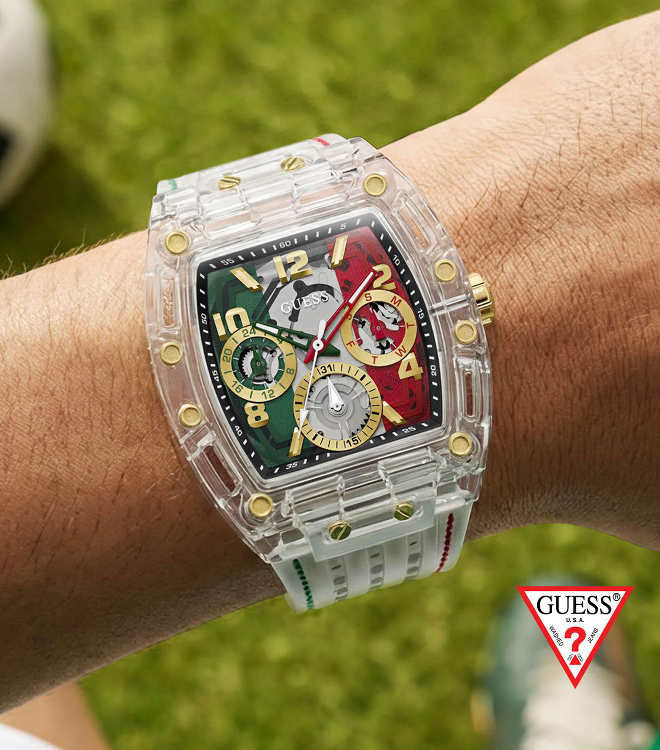 Reloj para Hombre Phoenix México deportivo blanco