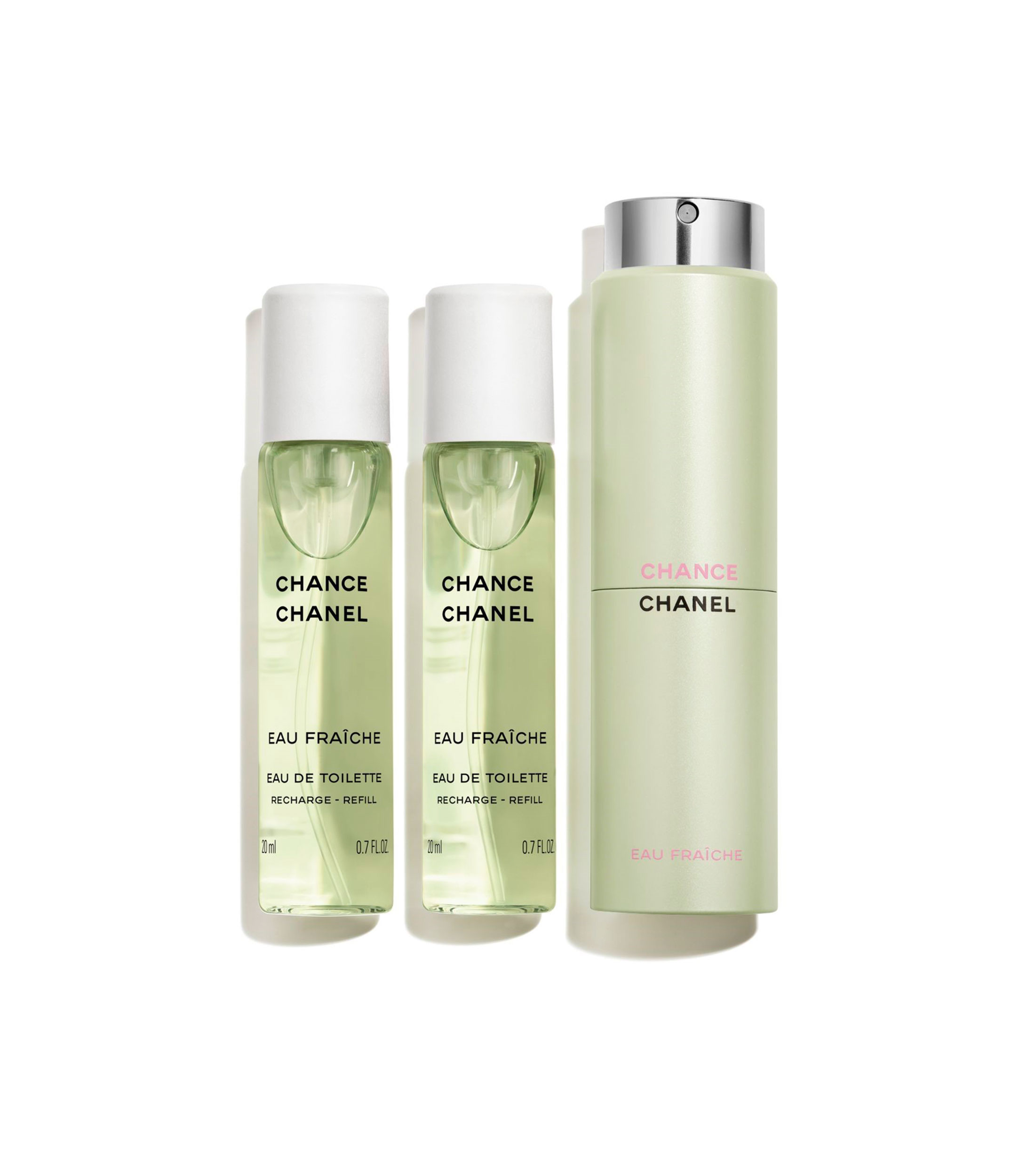 EAU DE TOILETTE TWIST AND SPRAY, 3 X 20 ML