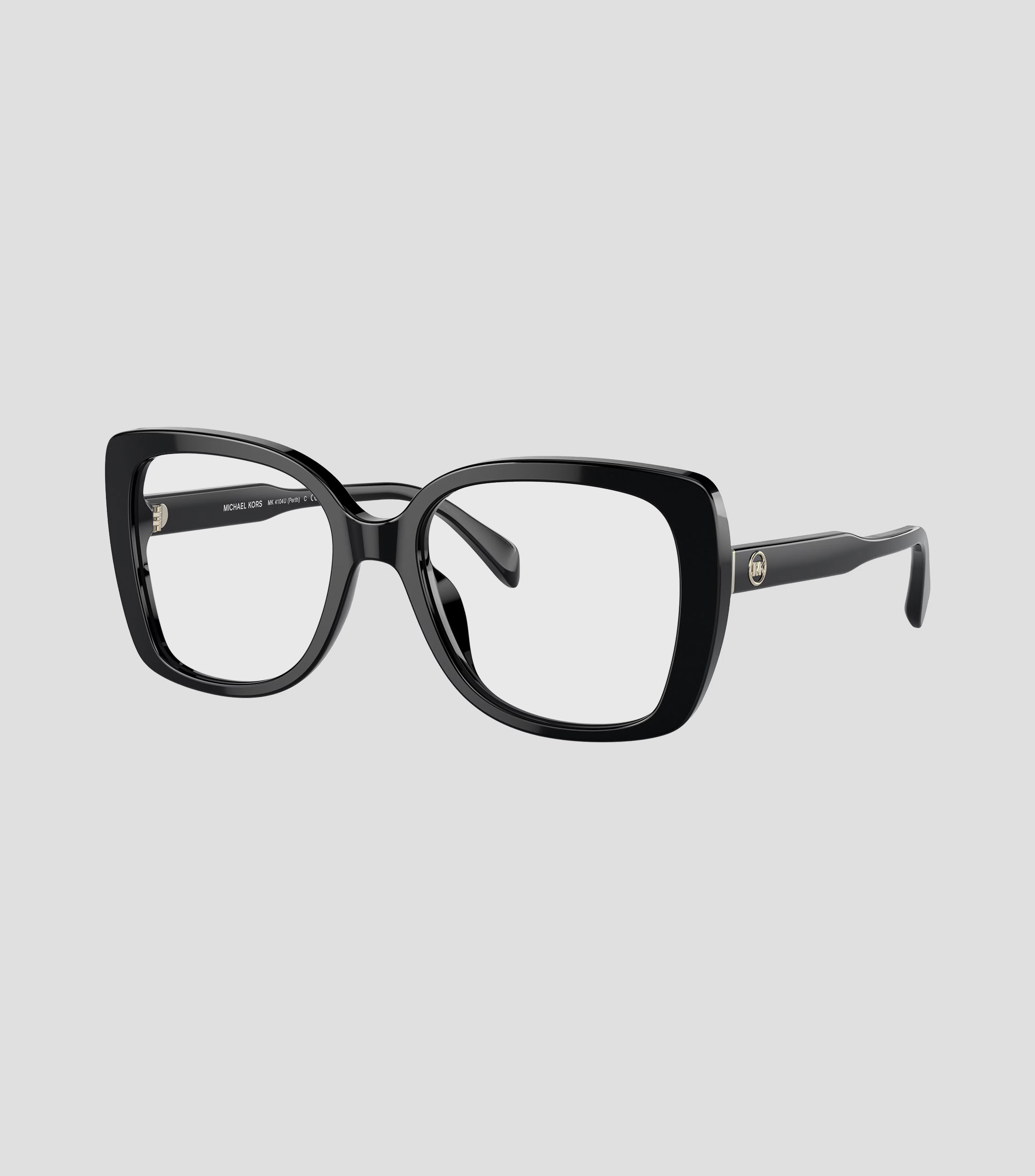 Lentes oftálmicos cuadrados negros Mujer