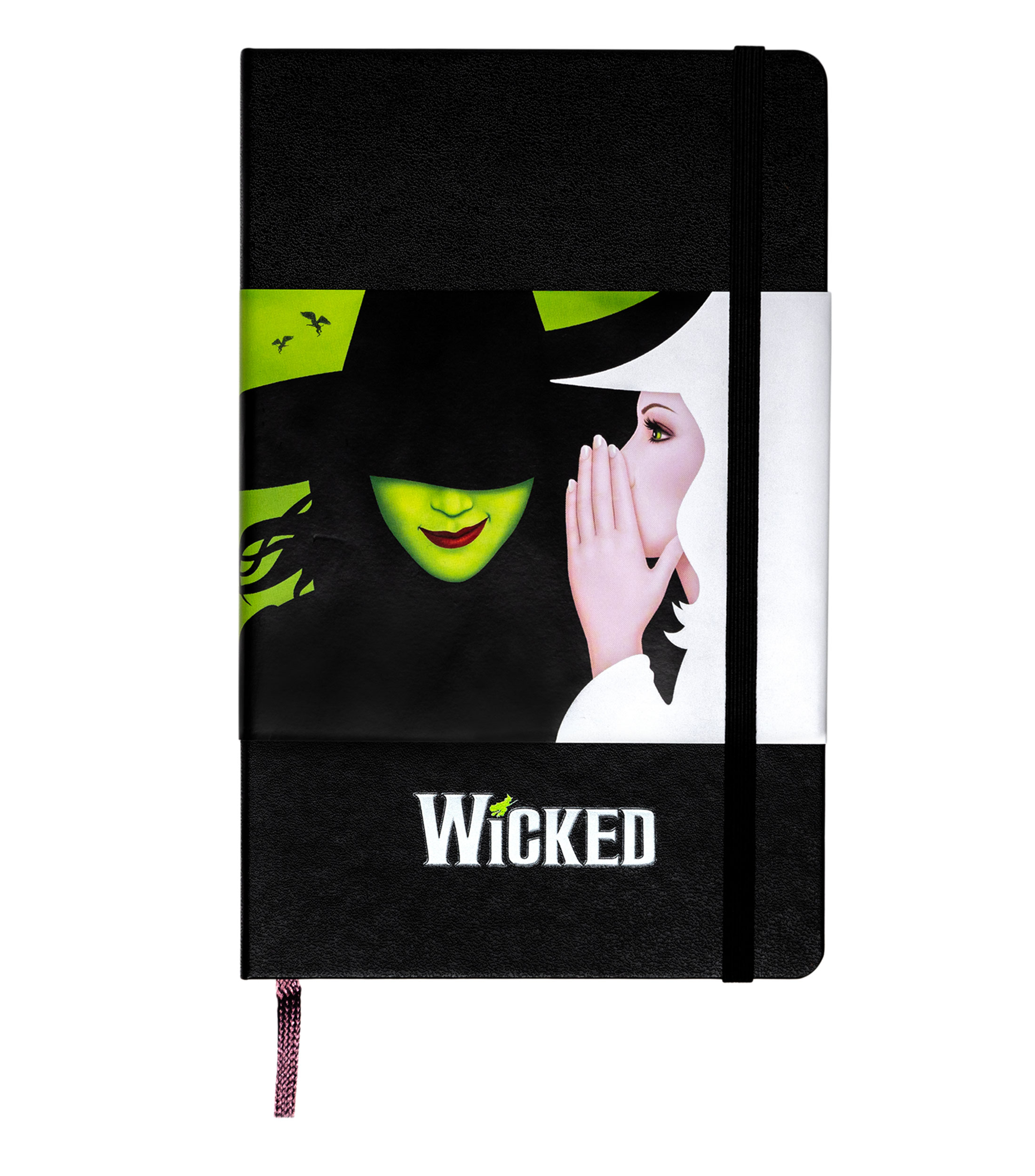 Libreta Grande Wicked - Negra - Hoja Rayada - Pasta Dura, Pablo Vierci