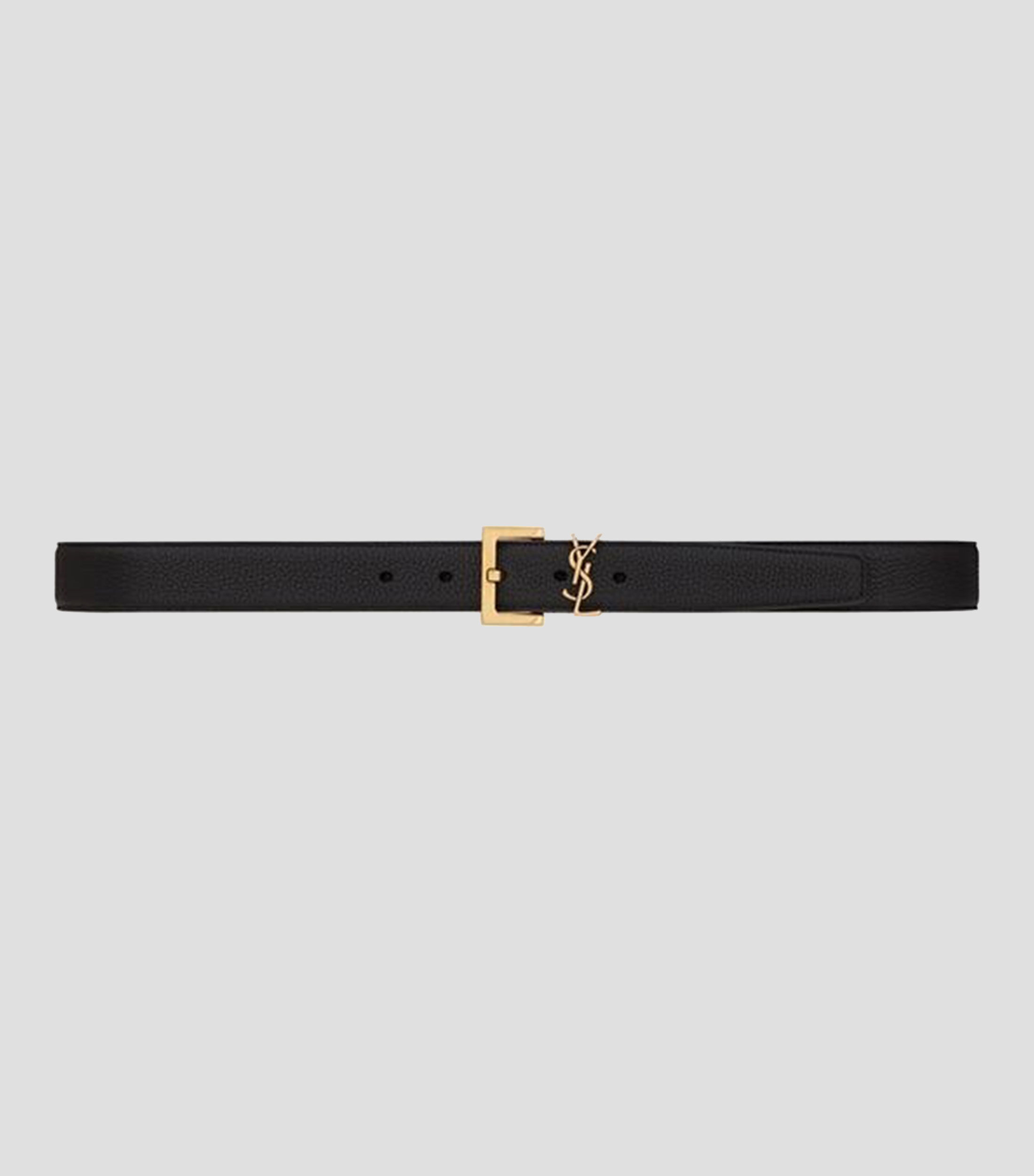 Cinturón en piel negro Cassandre Unisex