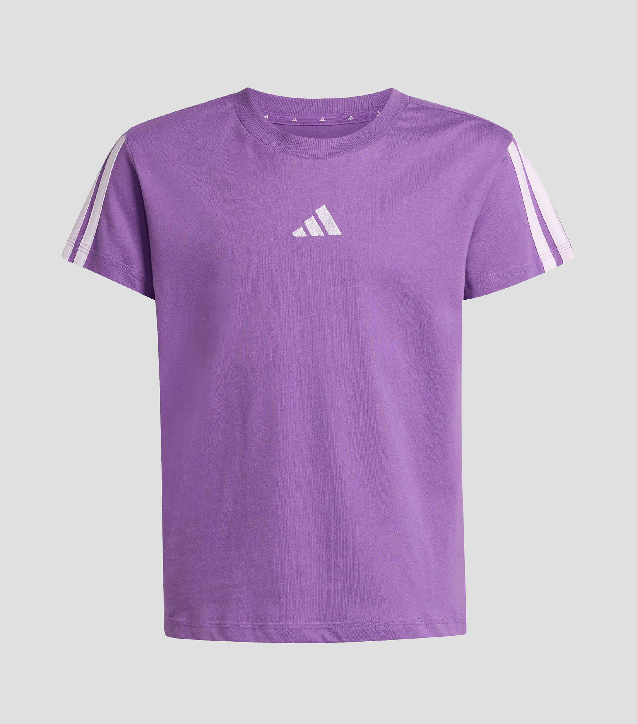 Playera casual cuello redondo manga corta lisa Niña