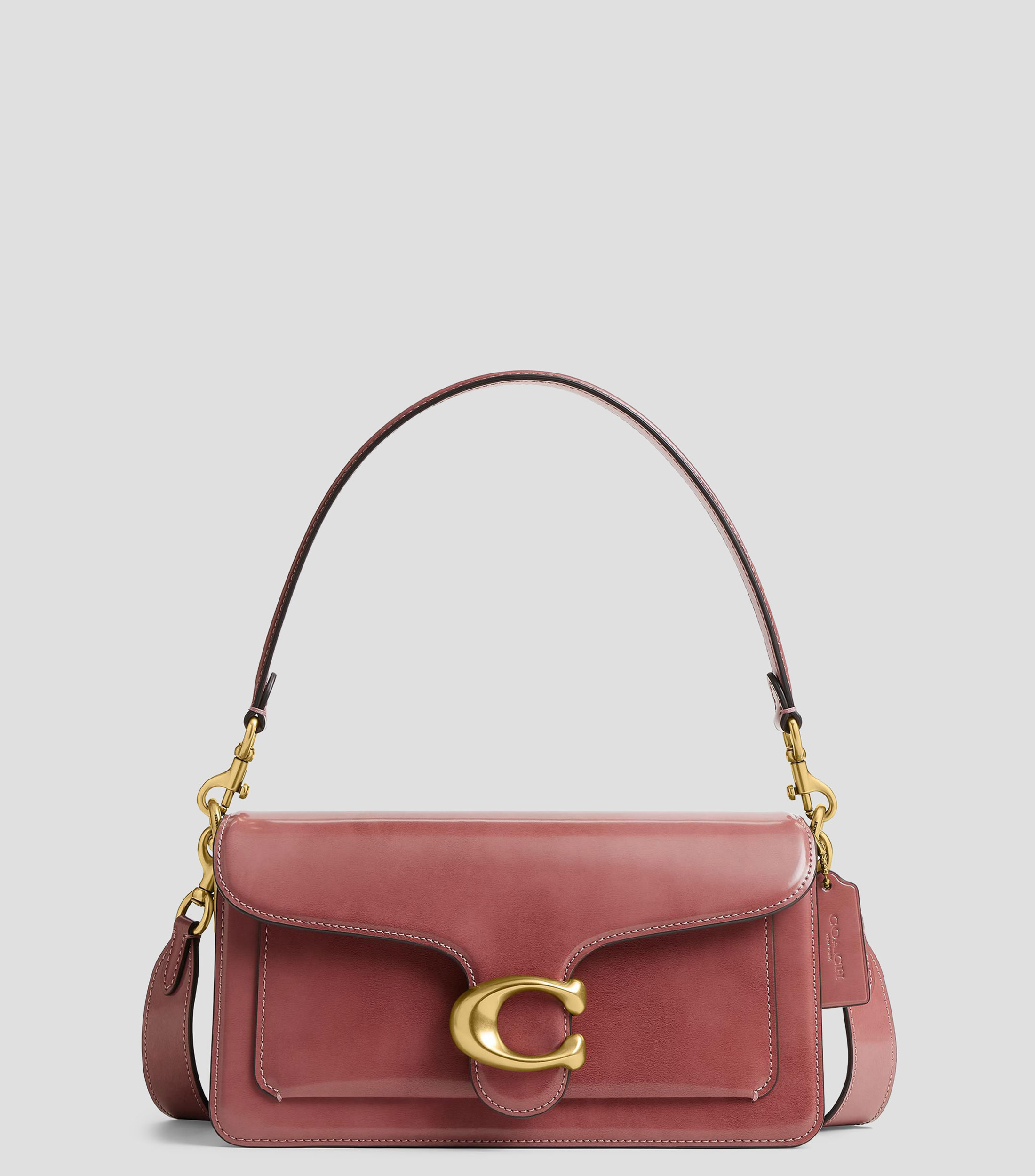 Bolsa shoulder en piel lisa Mujer