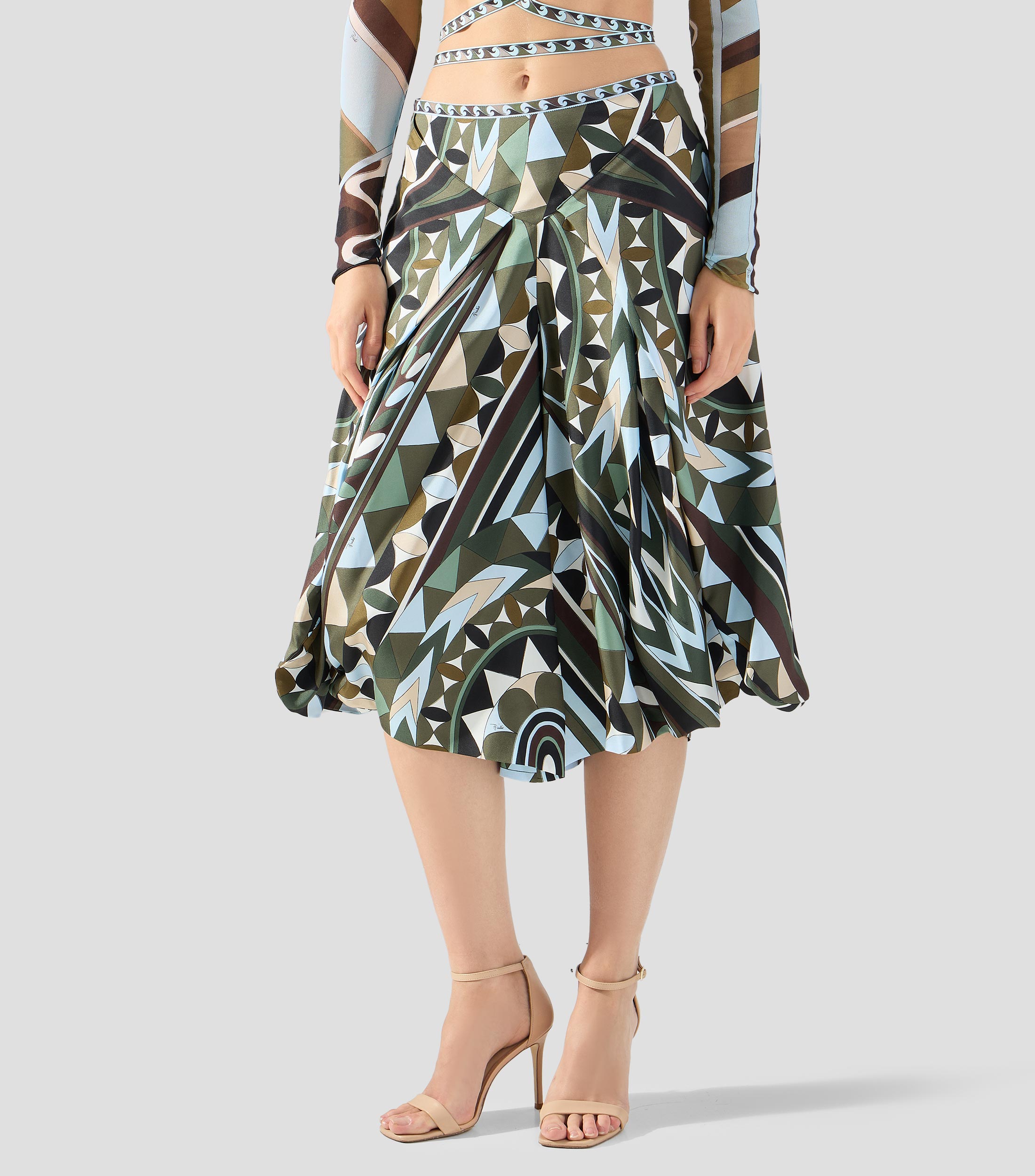Bermuda estampada Mujer