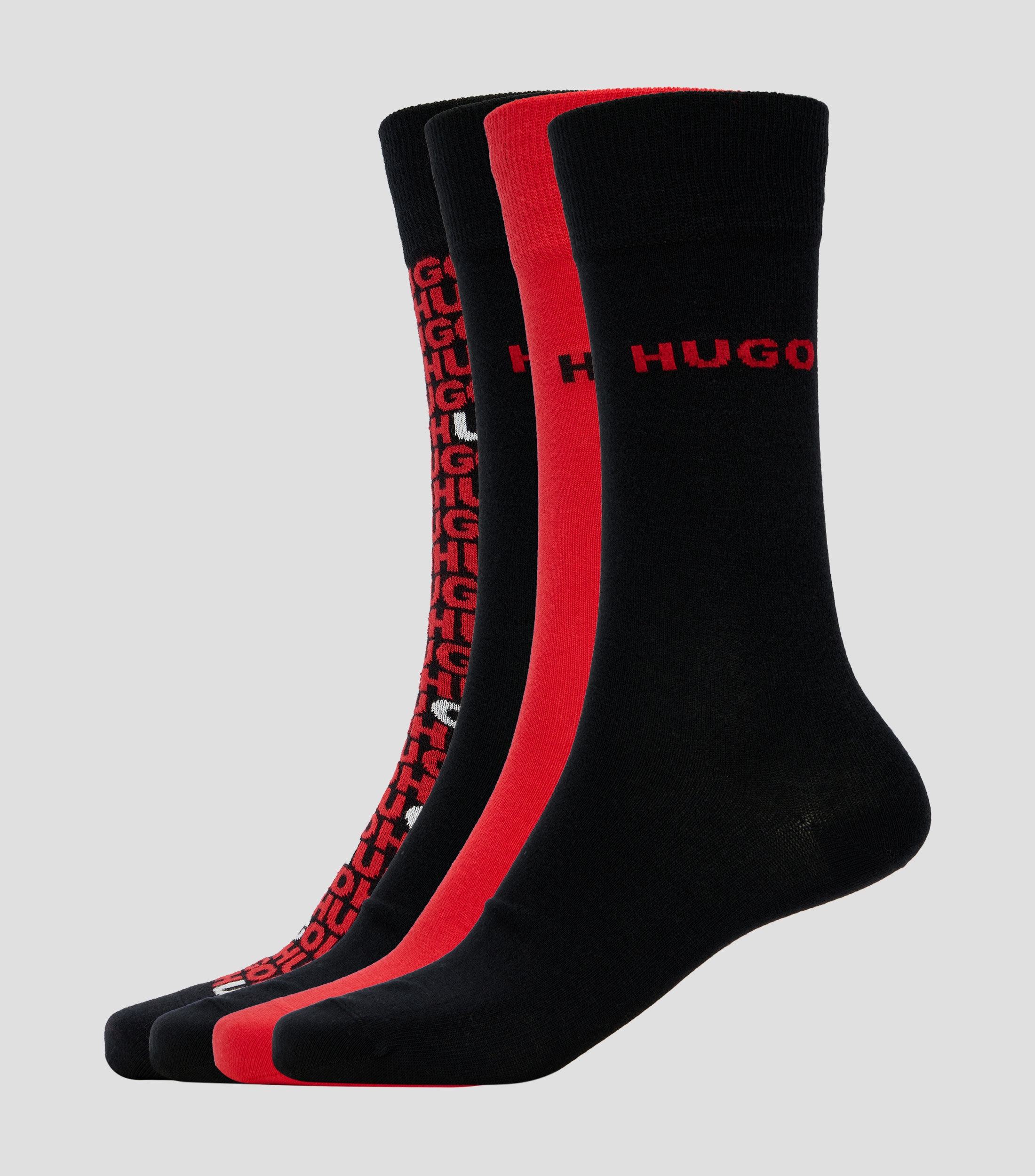 Set 4 calcetines crew Hombre
